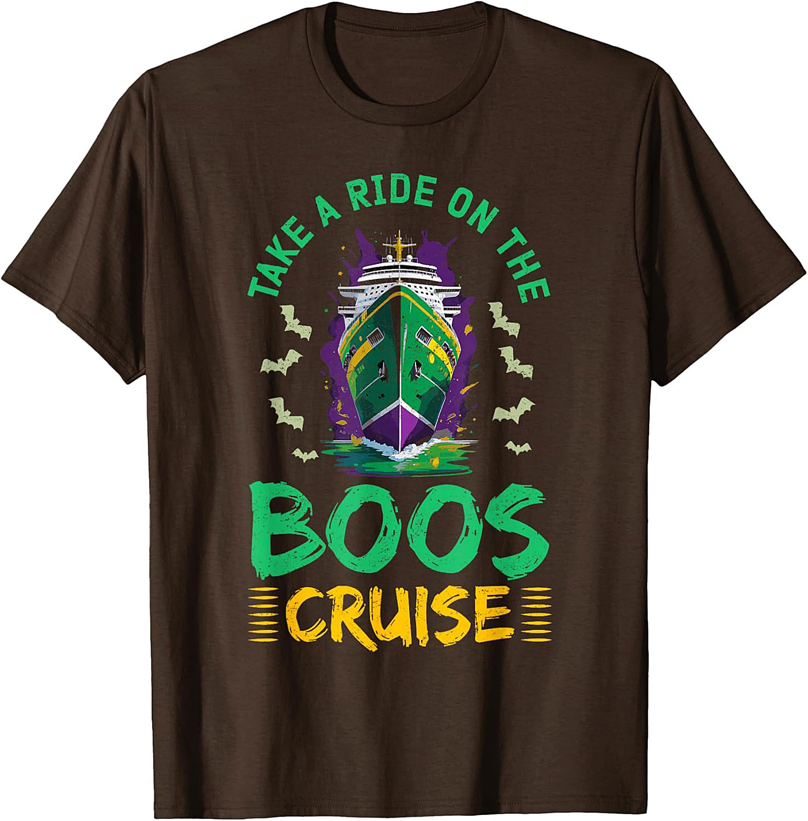Boos Cruise Graphic Tee | Funny Halloween Cruise Shirt