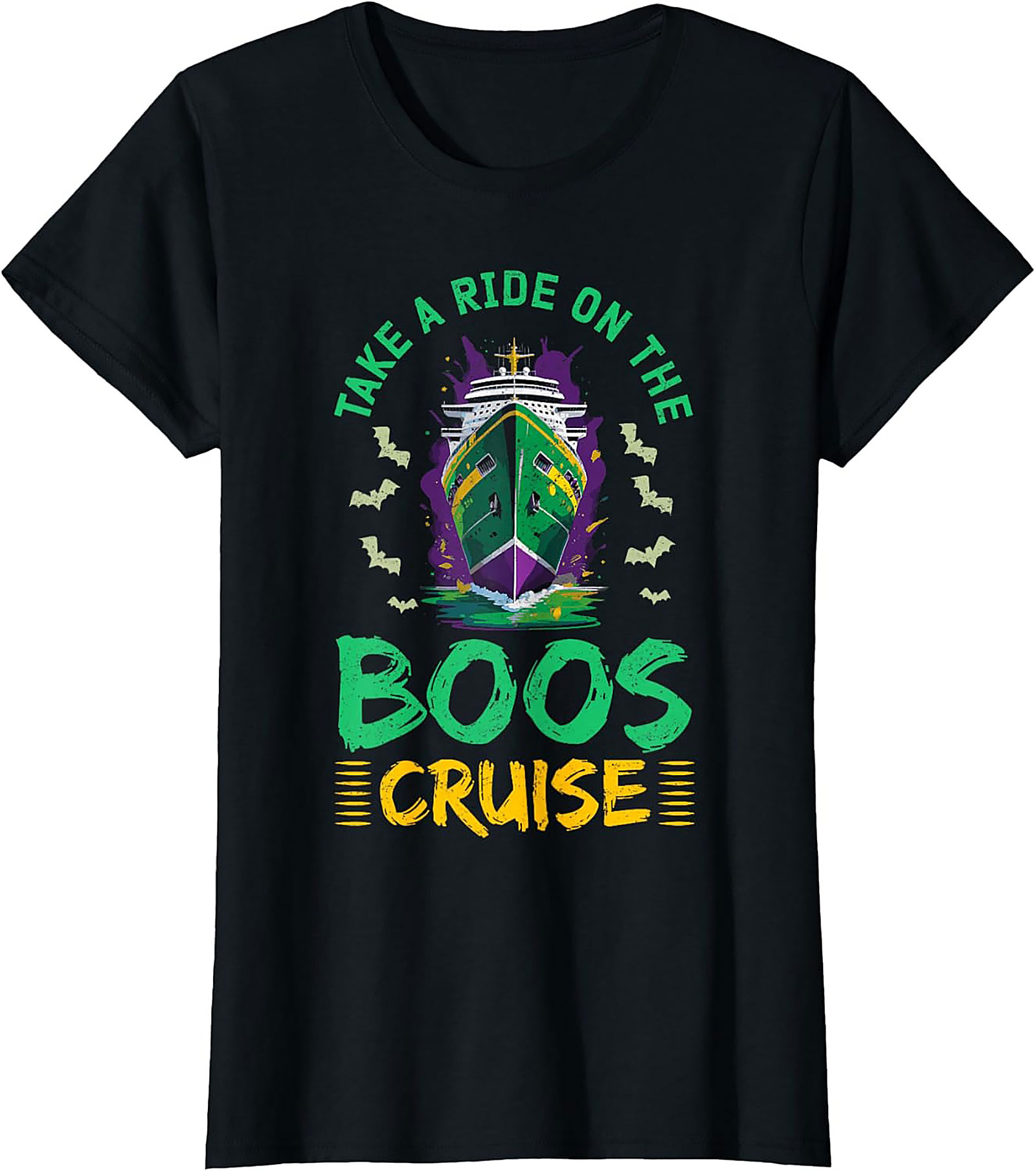 Boos Cruise Graphic Tee | Funny Halloween Cruise Shirt