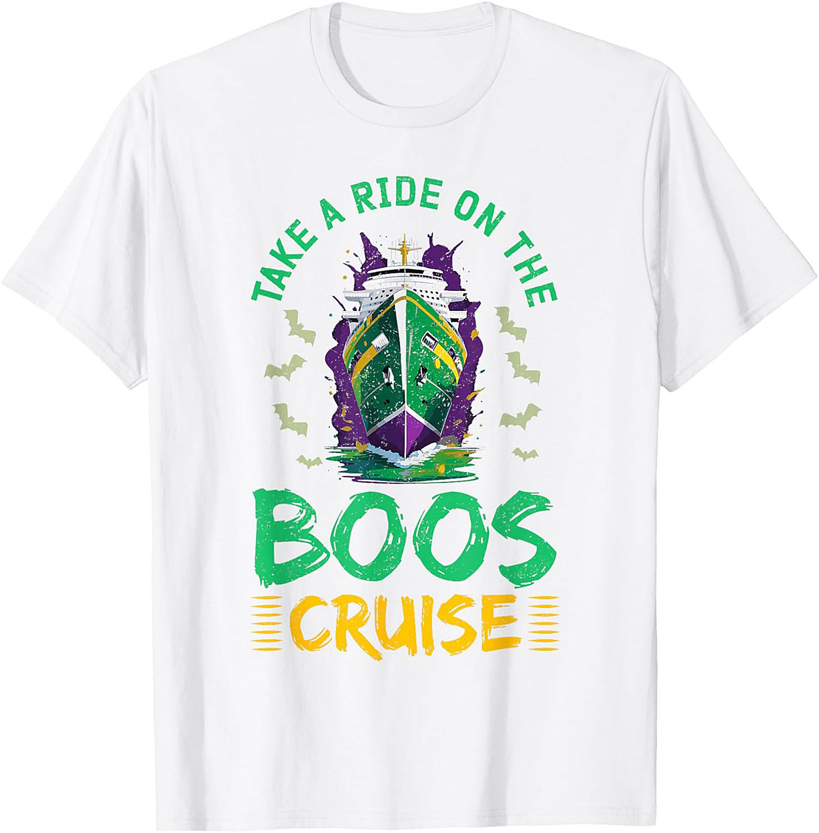 Boos Cruise Graphic Tee | Funny Halloween Cruise Shirt