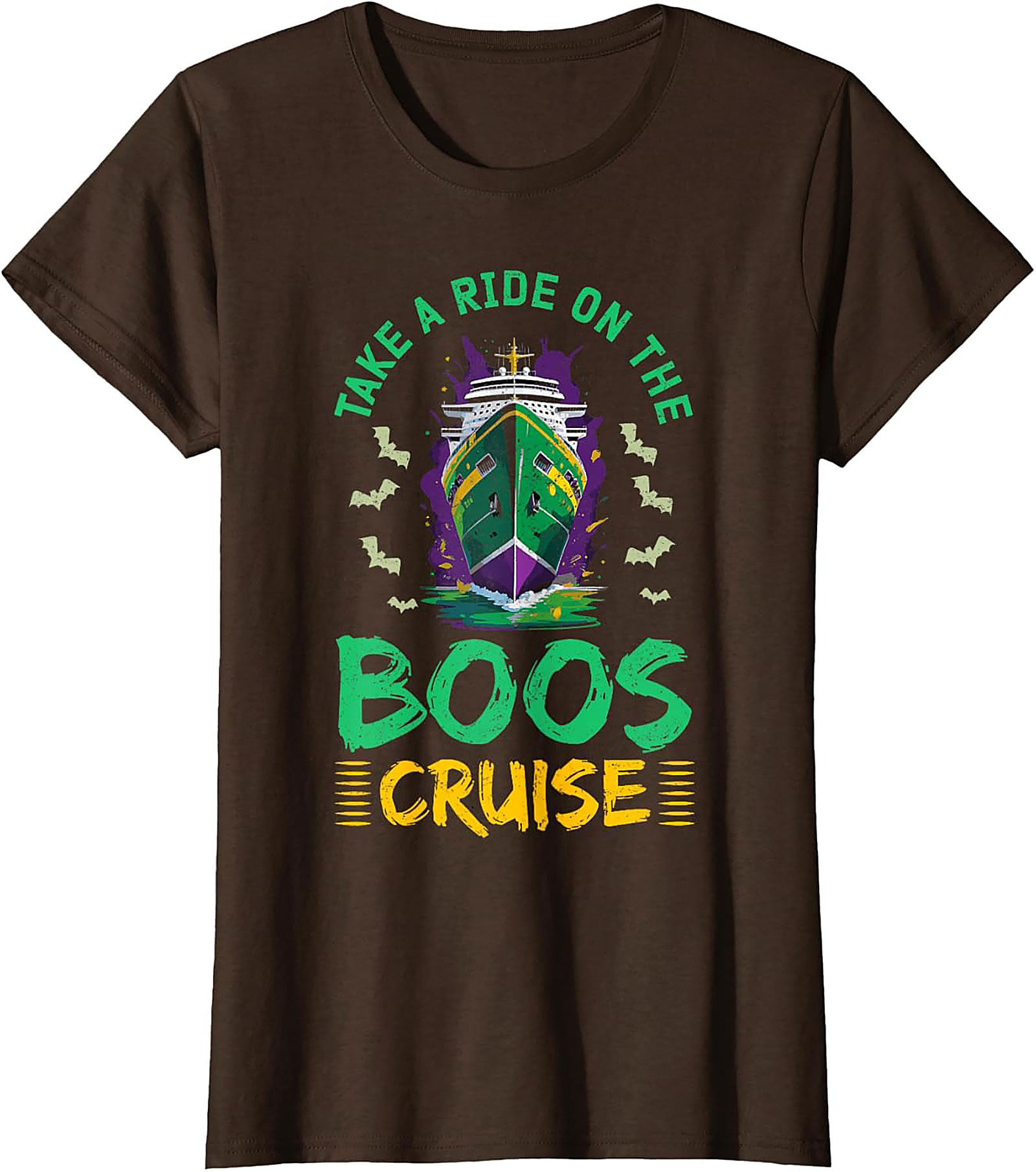 Boos Cruise Graphic Tee | Funny Halloween Cruise Shirt