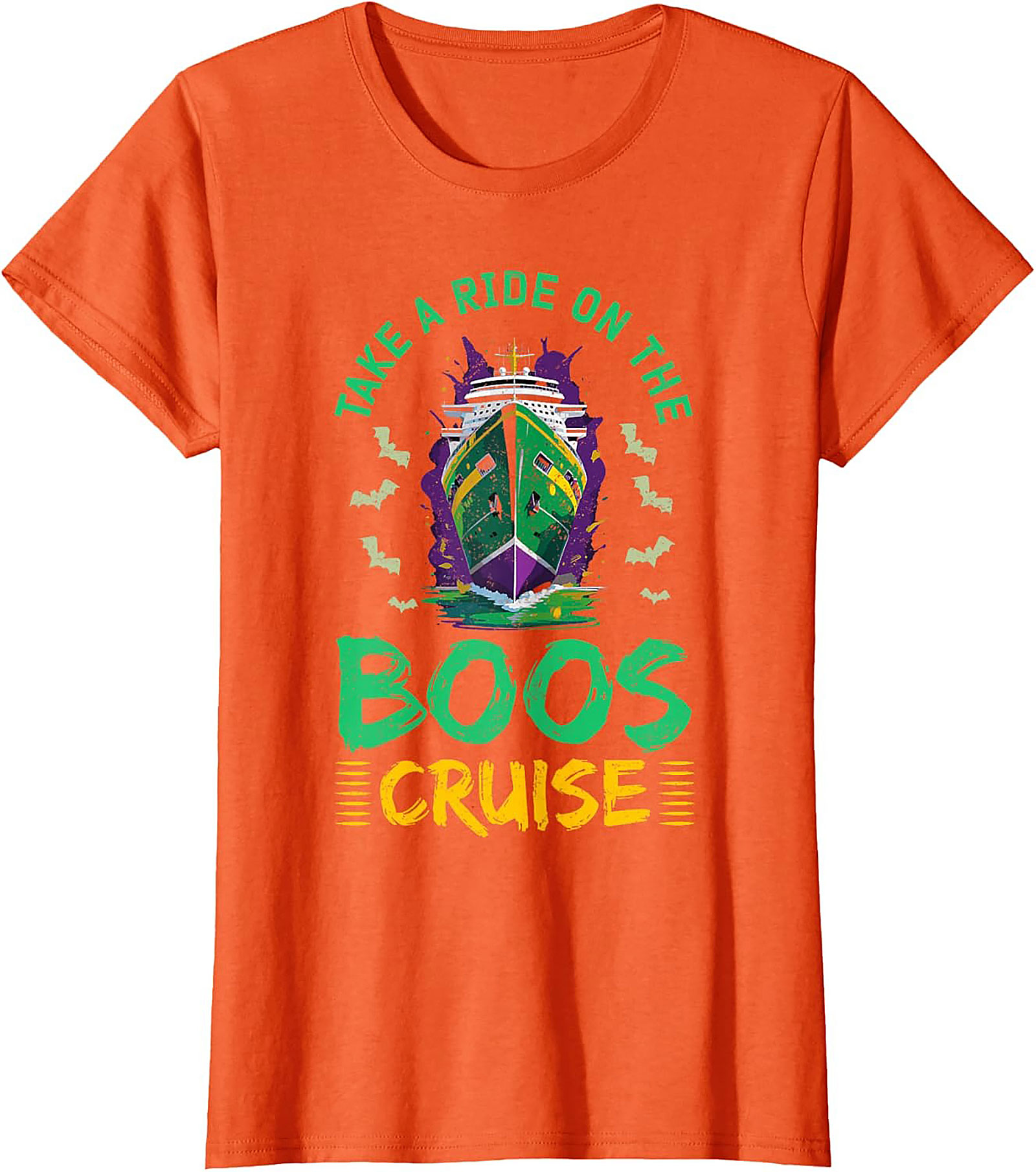 Boos Cruise Graphic Tee | Funny Halloween Cruise Shirt