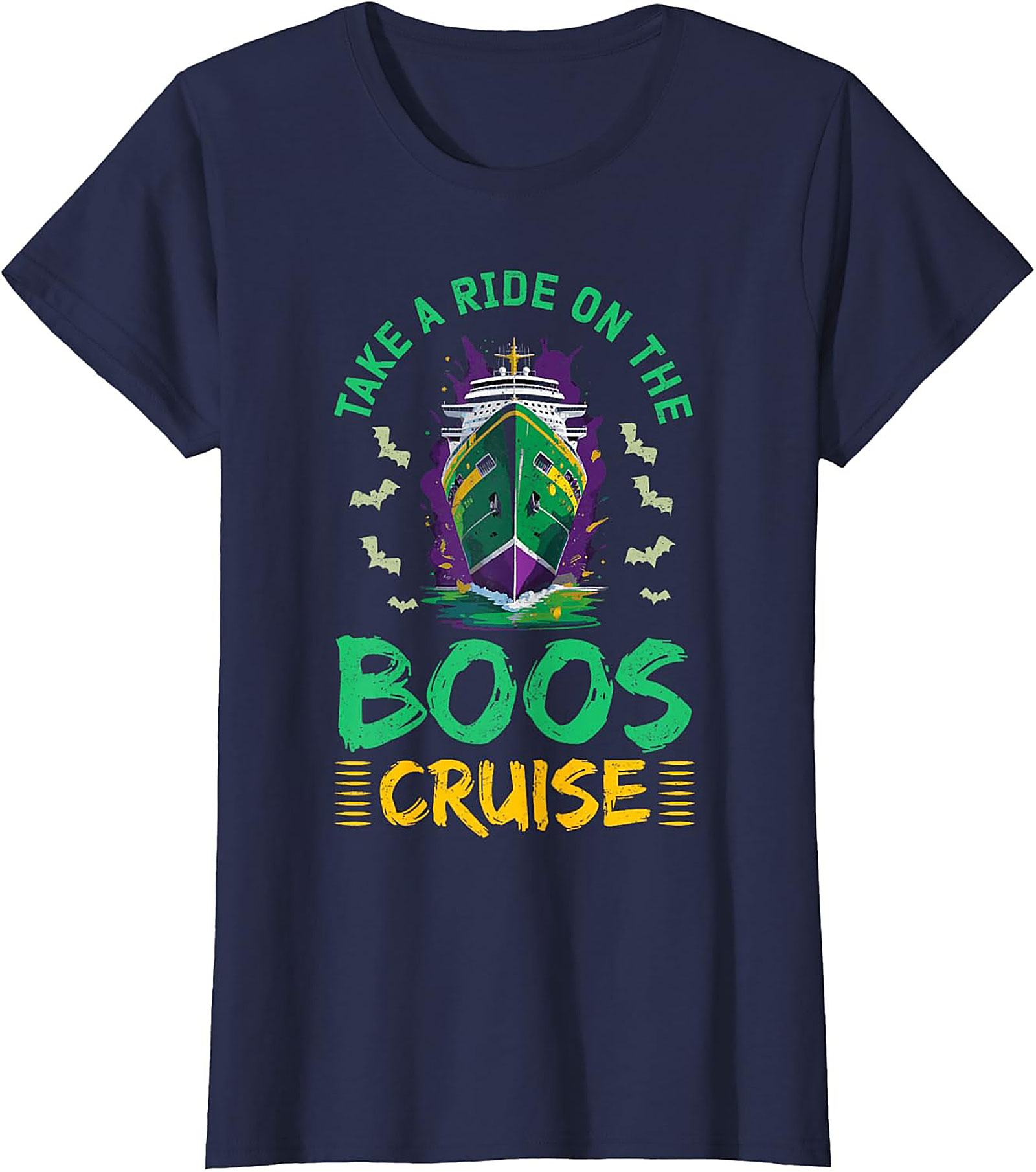 Boos Cruise Graphic Tee | Funny Halloween Cruise Shirt
