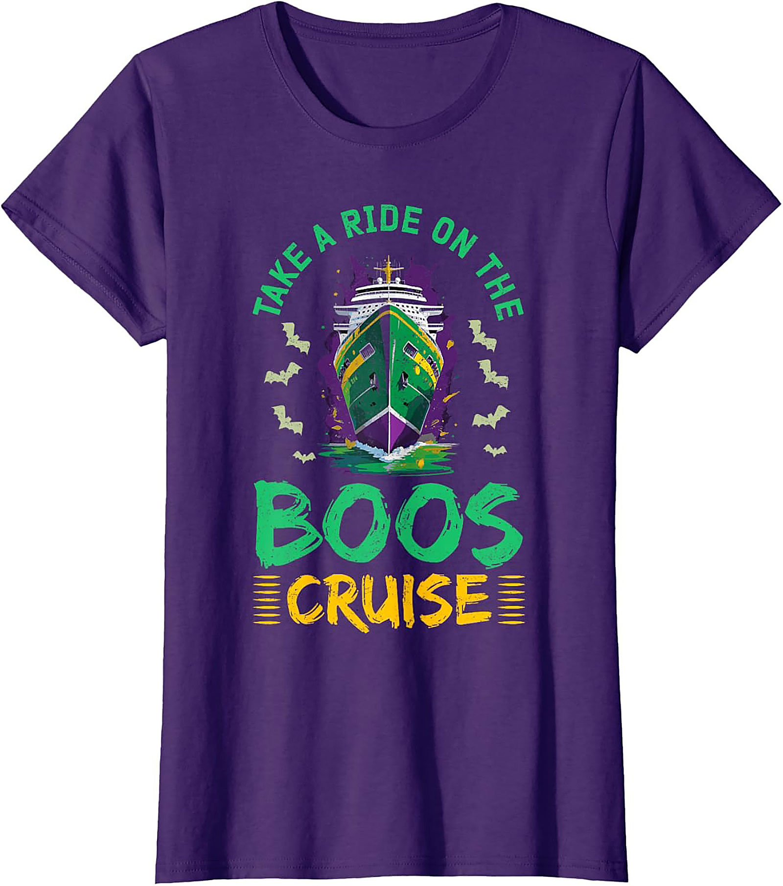 Boos Cruise Graphic Tee | Funny Halloween Cruise Shirt