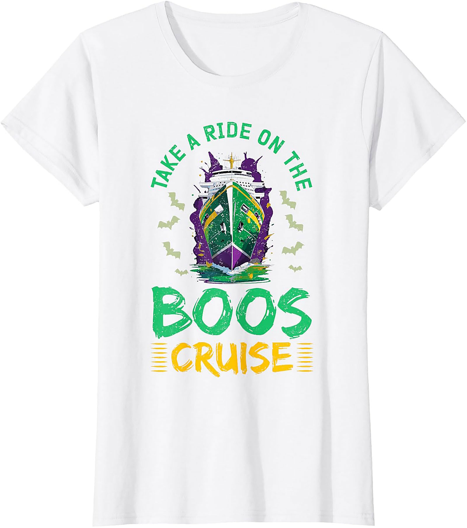 Boos Cruise Graphic Tee | Funny Halloween Cruise Shirt