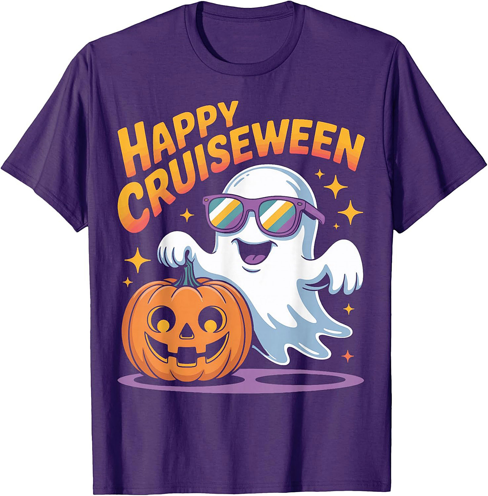 Happy Cruiseween Graphic Tee | Funny Halloween Cruise Shirt