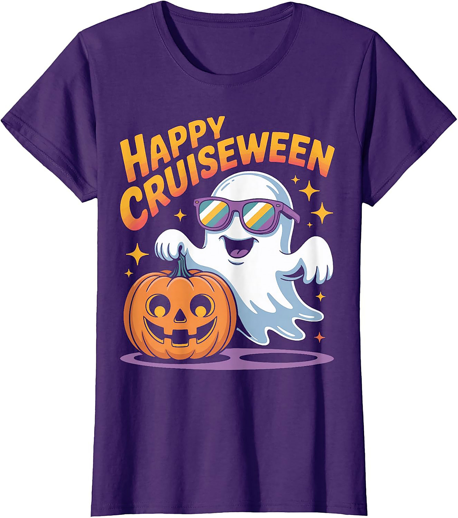 Happy Cruiseween Graphic Tee | Funny Halloween Cruise Shirt