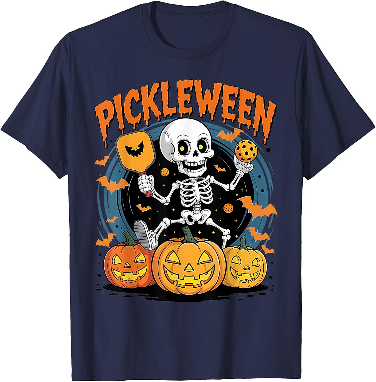Funny Pickleween T-Shirt | Pickleball Halloween Graphic Tee