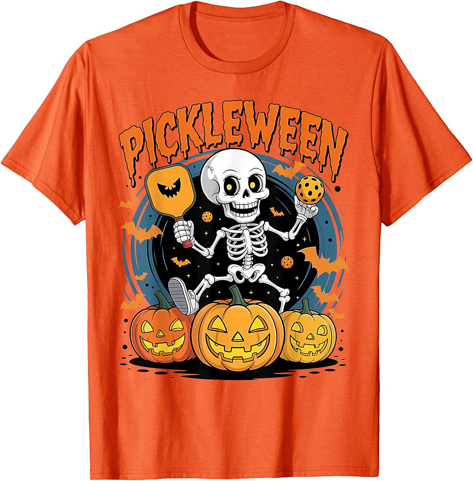 Funny Pickleween T-Shirt | Pickleball Halloween Graphic Tee