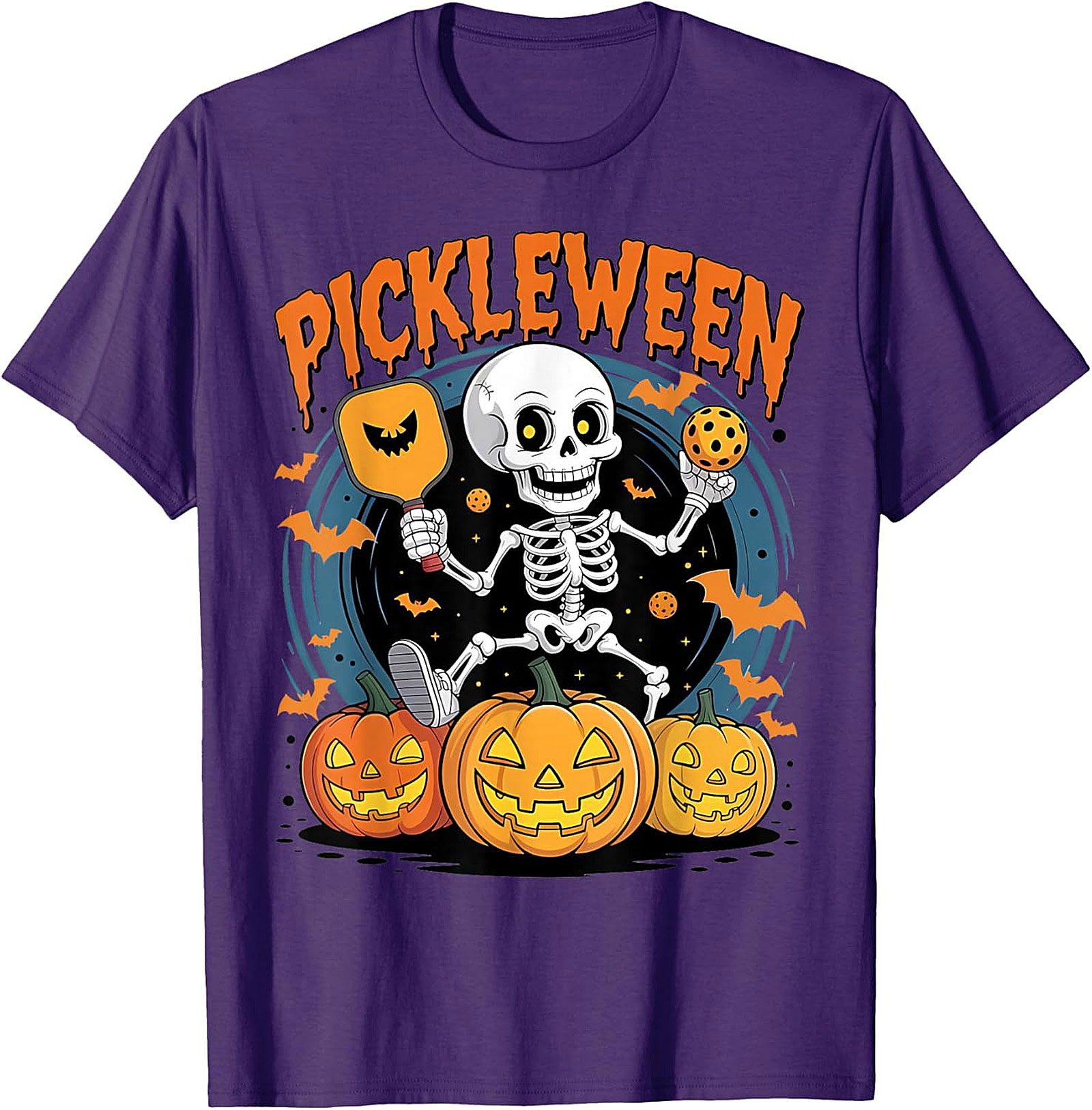 Funny Pickleween T-Shirt | Pickleball Halloween Graphic Tee
