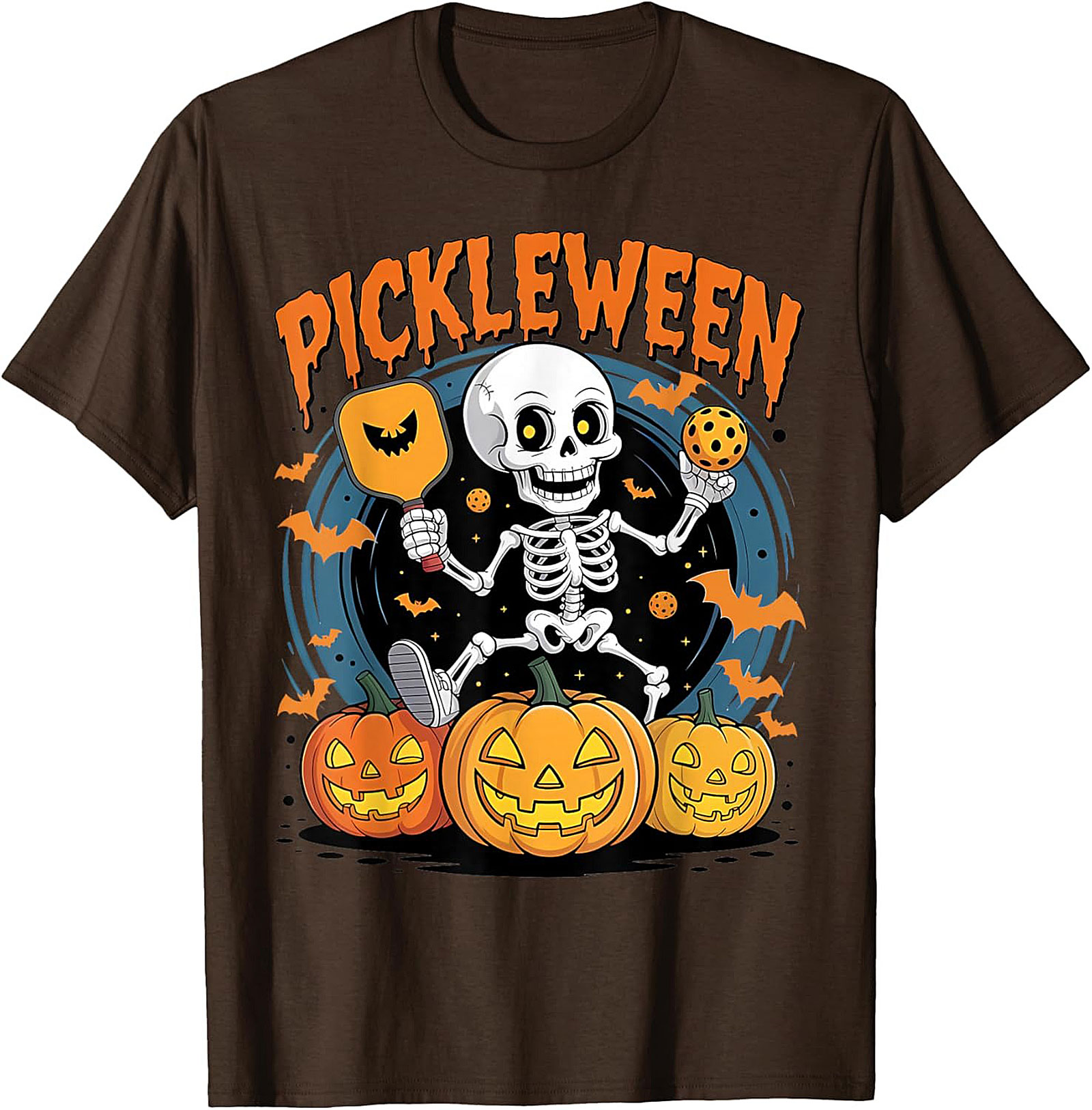Funny Pickleween T-Shirt | Pickleball Halloween Graphic Tee