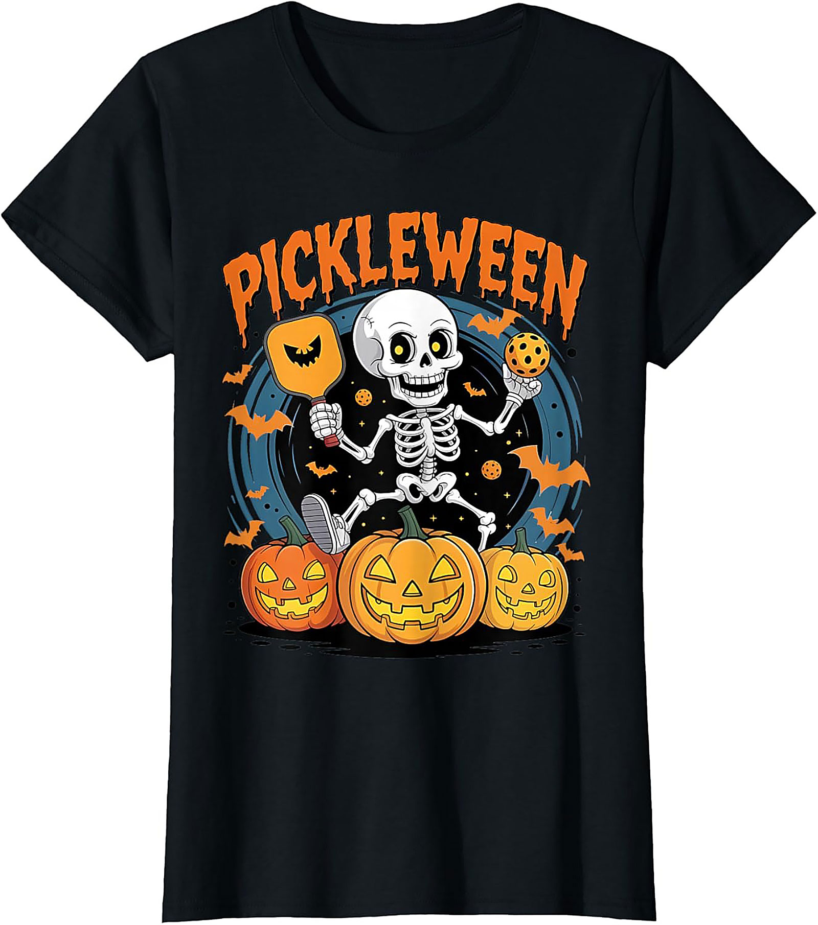 Funny Pickleween T-Shirt | Pickleball Halloween Graphic Tee