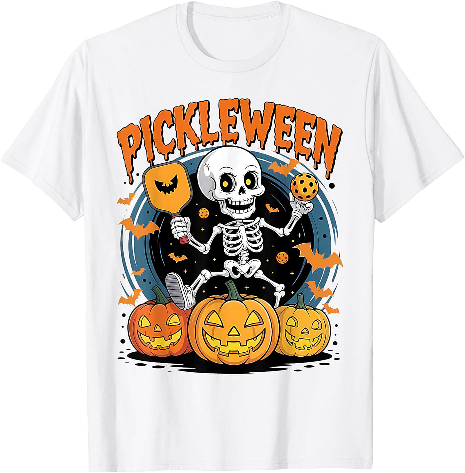 Funny Pickleween T-Shirt | Pickleball Halloween Graphic Tee