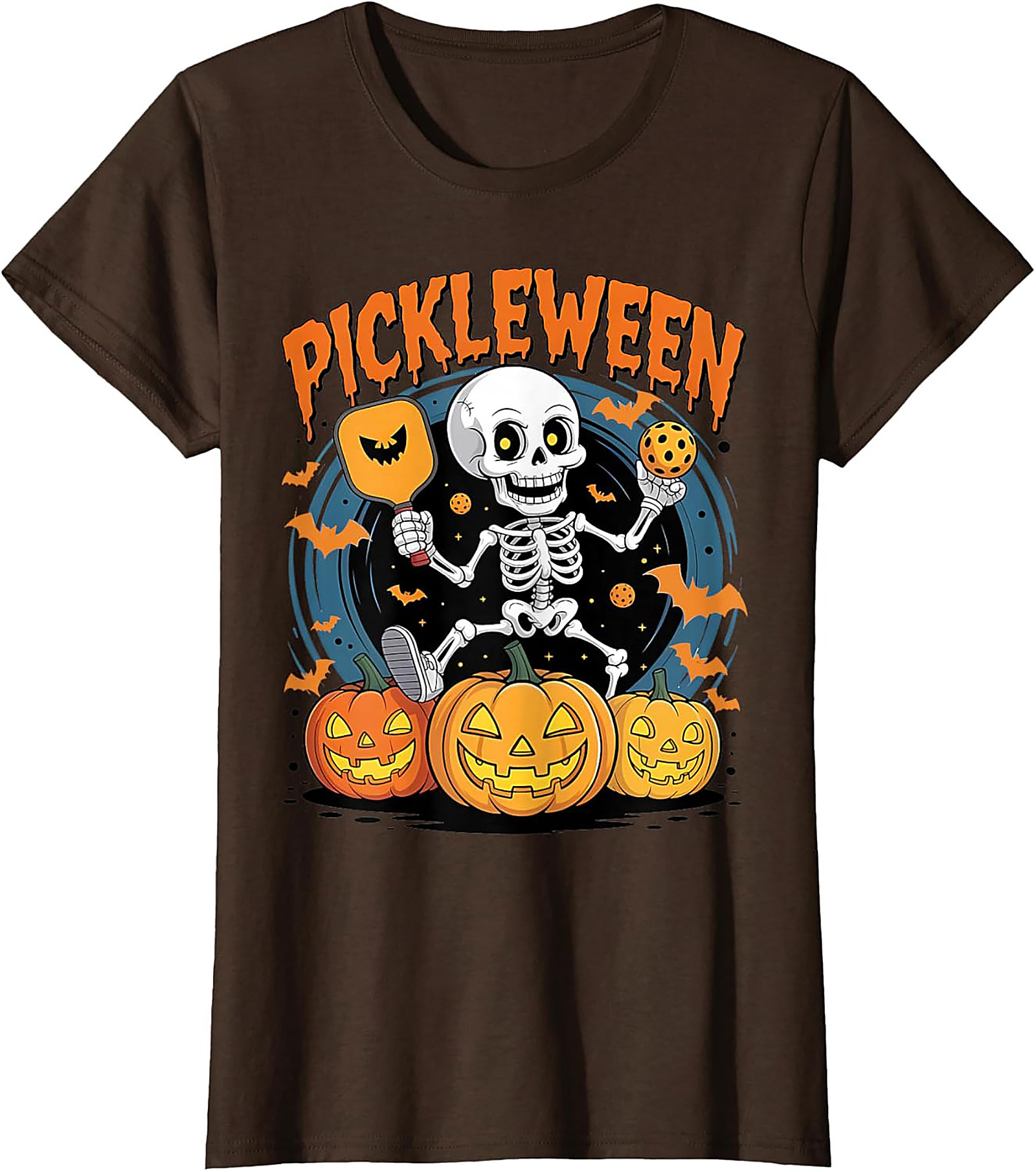 Funny Pickleween T-Shirt | Pickleball Halloween Graphic Tee