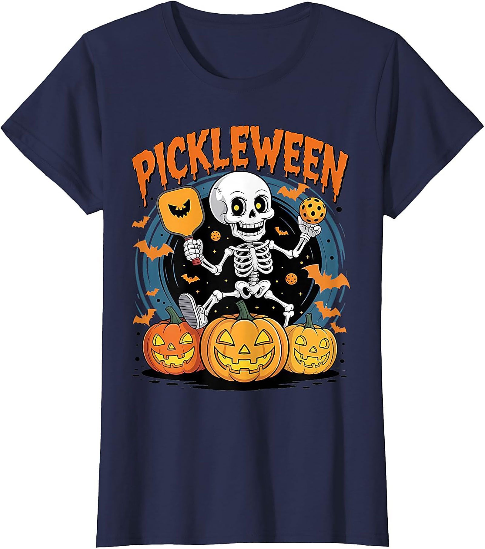 Funny Pickleween T-Shirt | Pickleball Halloween Graphic Tee