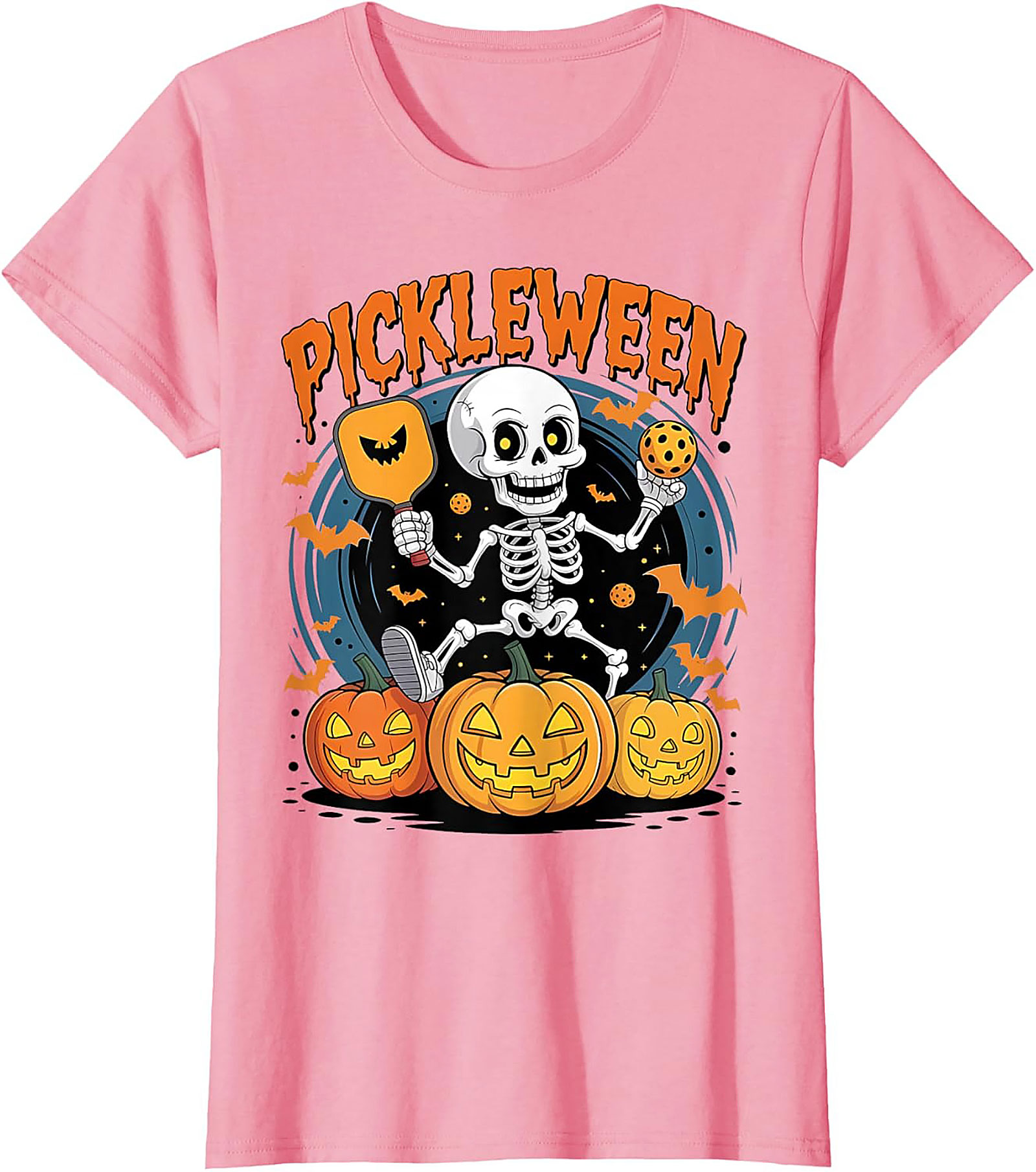 Funny Pickleween T-Shirt | Pickleball Halloween Graphic Tee