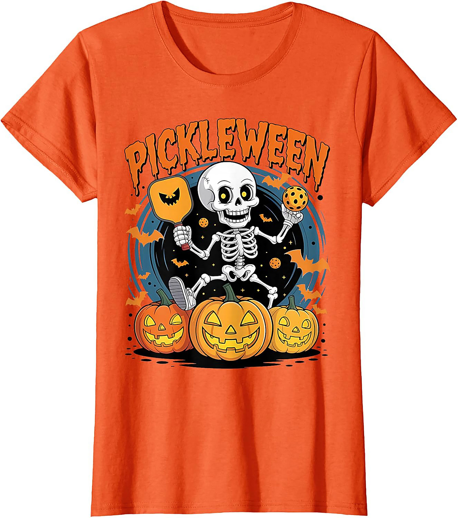 Funny Pickleween T-Shirt | Pickleball Halloween Graphic Tee