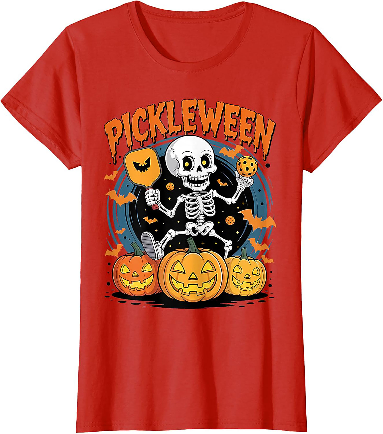 Funny Pickleween T-Shirt | Pickleball Halloween Graphic Tee
