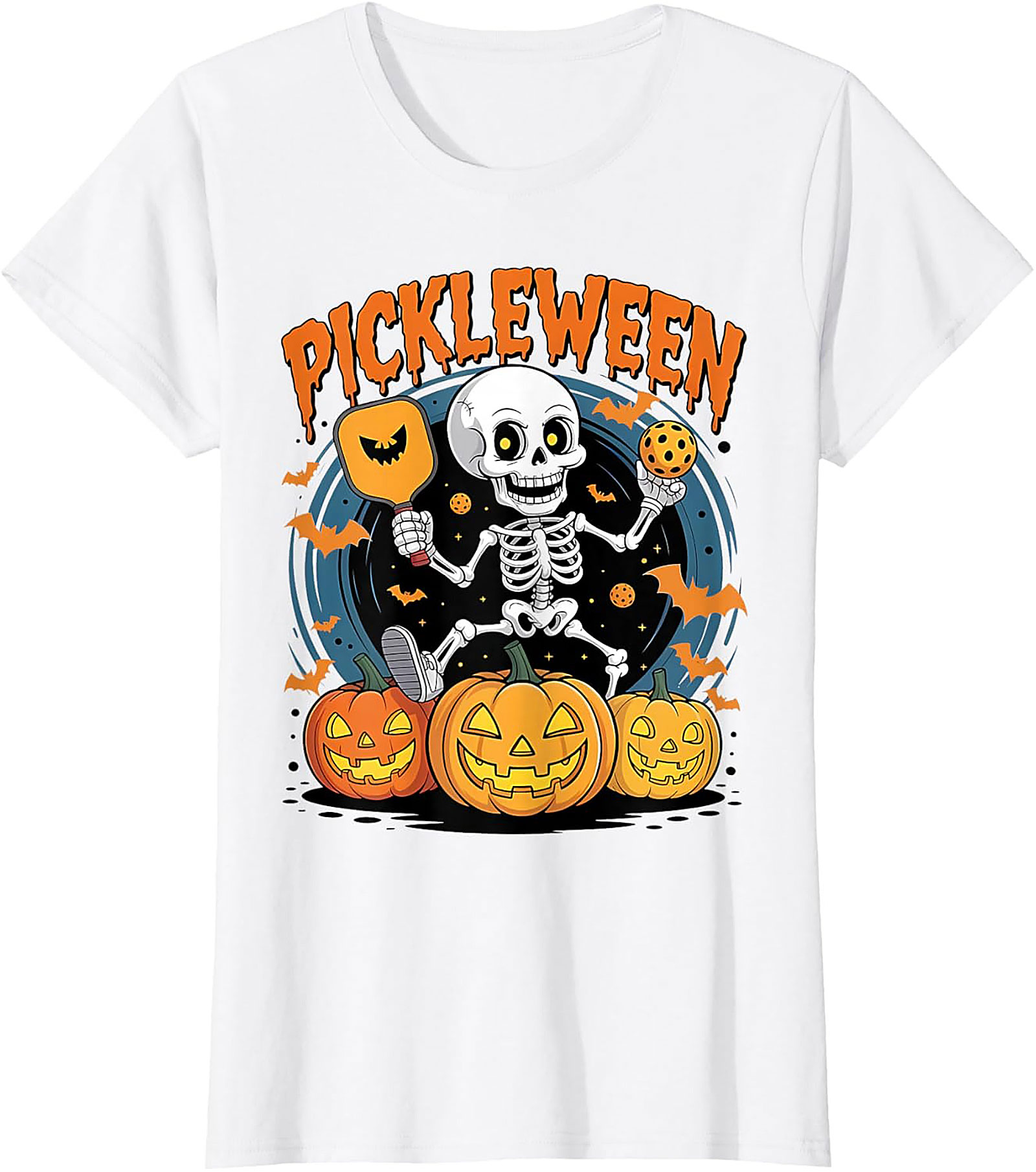 Funny Pickleween T-Shirt | Pickleball Halloween Graphic Tee