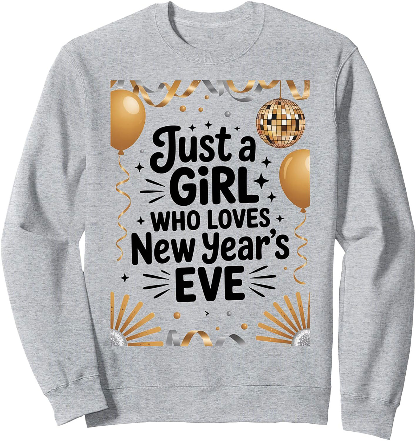 Festive New Year's Eve Crewneck Sweatshirt