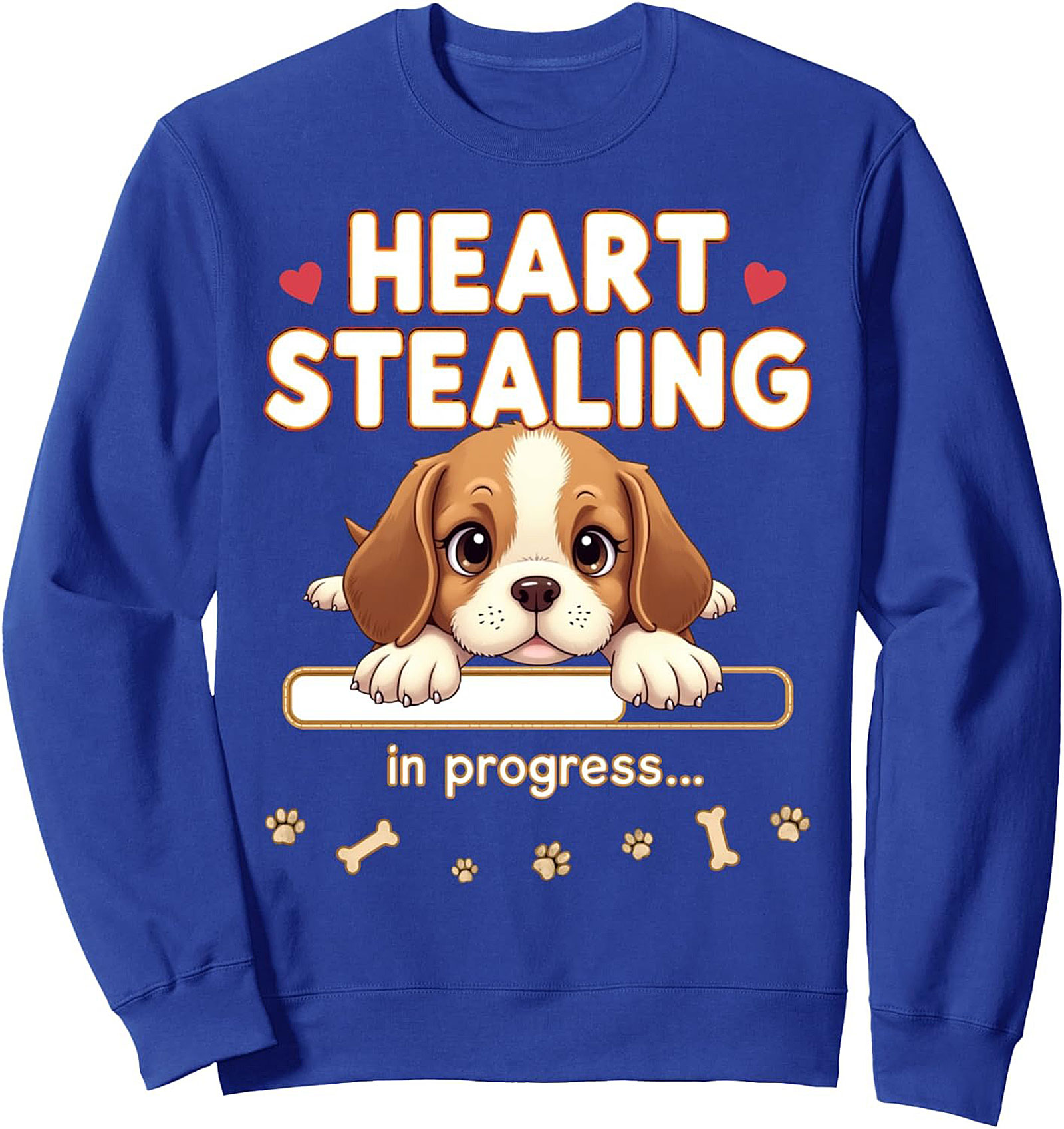 Heart Stealing Beagle Crewneck Sweatshirt | Cute Puppy Dog Lover Pullover