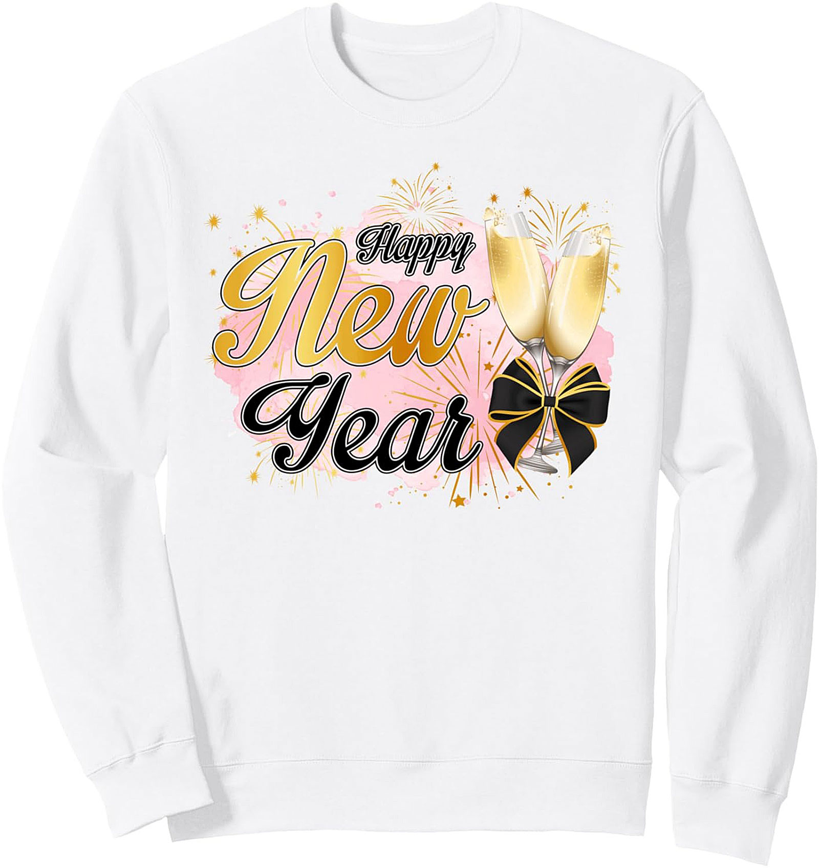  Happy New Year Crewneck Sweatshirt 