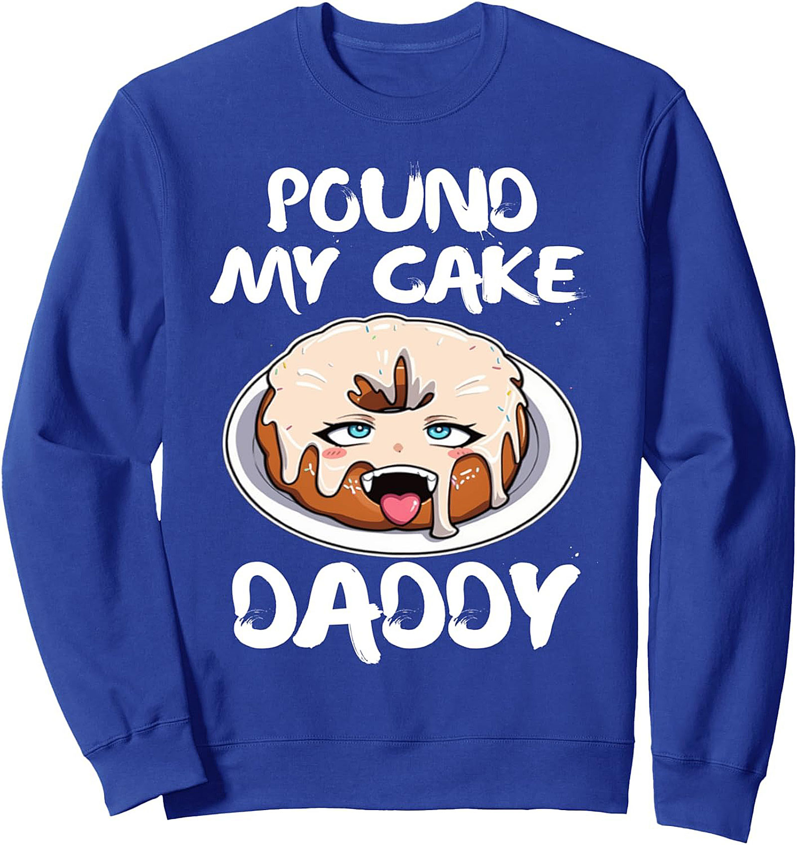 Raunchy Donut Meme Crewneck Sweatshirt | Adult Humor Gift