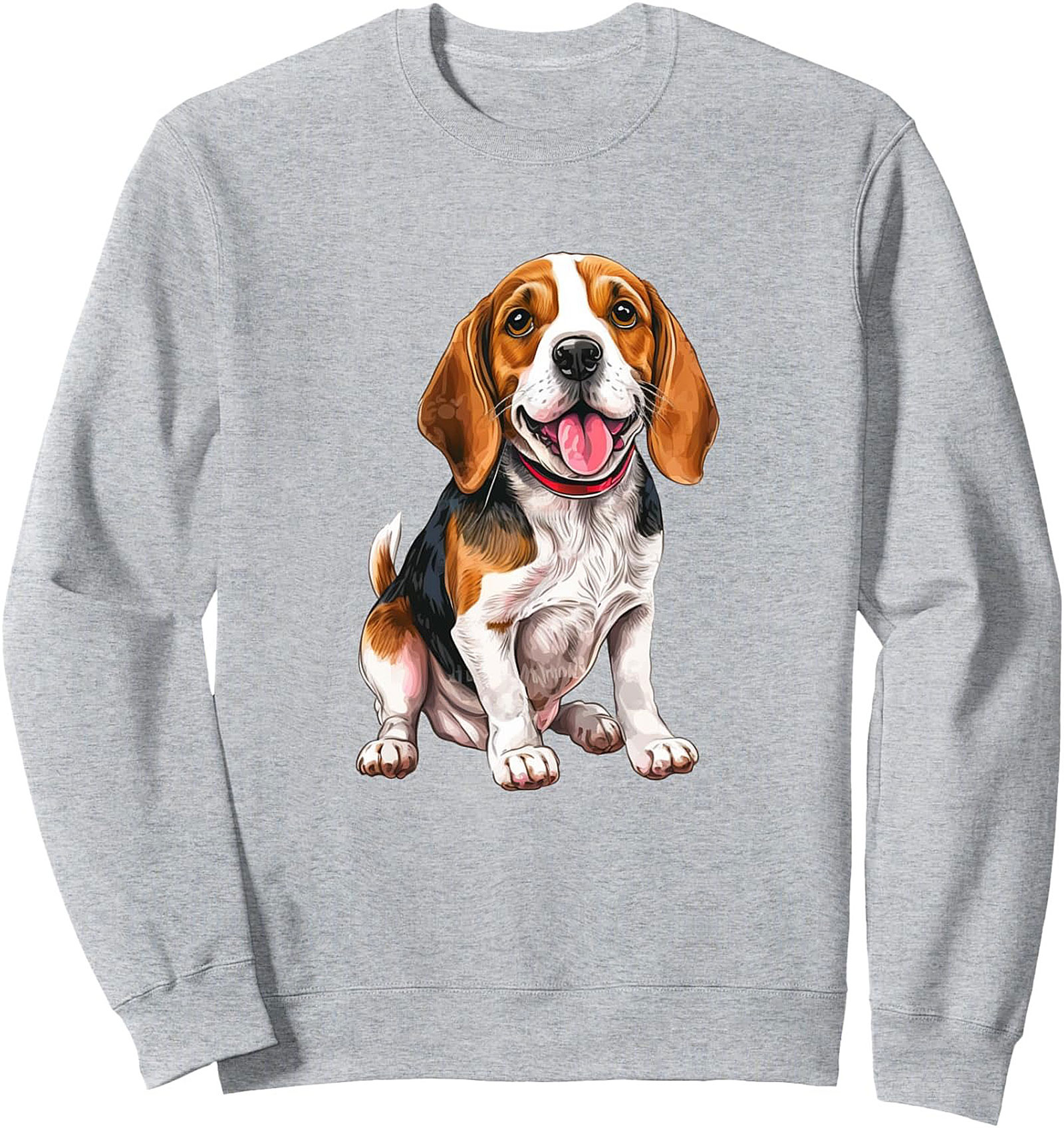 The Happy Beagle Puppy Graphic Sweatshirt | Cozy Unisex Crewneck