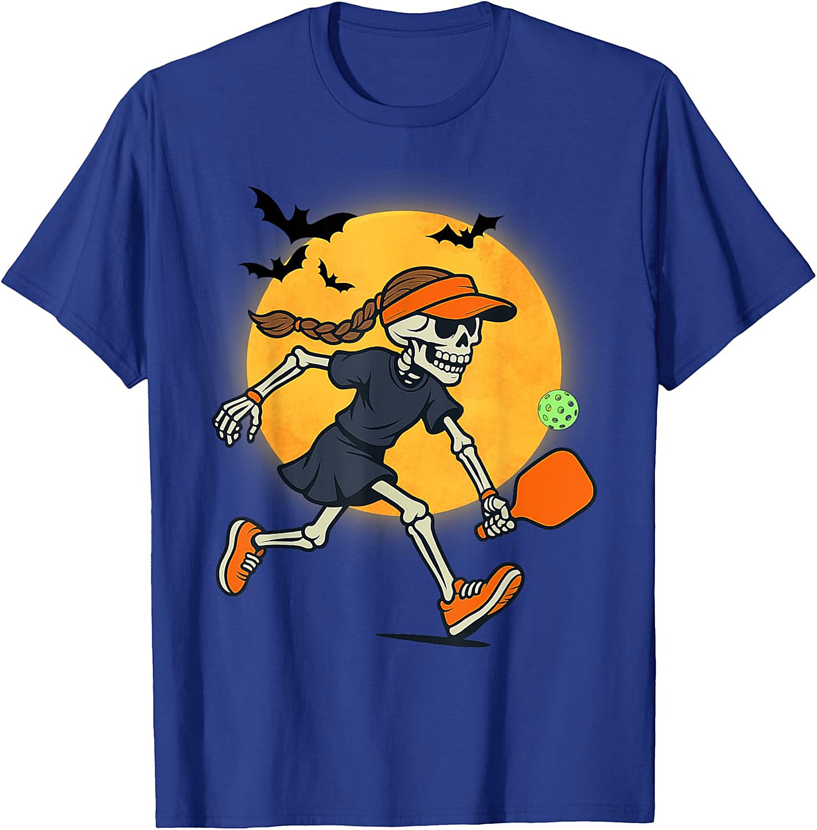 Skeleton Pickleball T-Shirt | Funny Halloween Graphic Tee