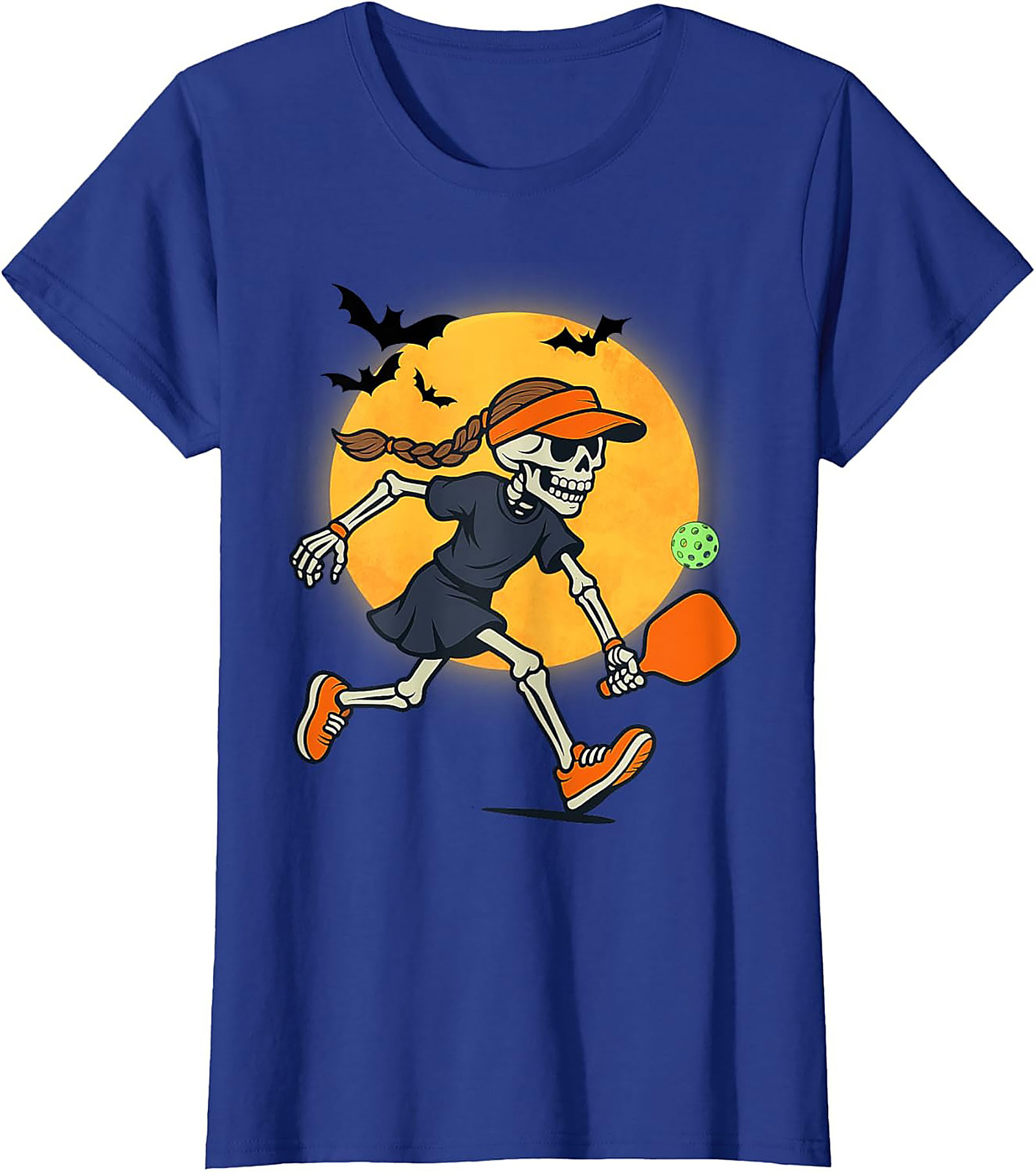 Skeleton Pickleball T-Shirt | Funny Halloween Graphic Tee