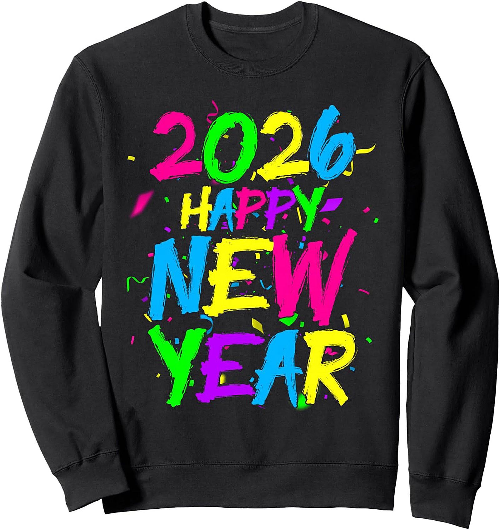 2026 Happy New Year Sweatshirt Crewneck