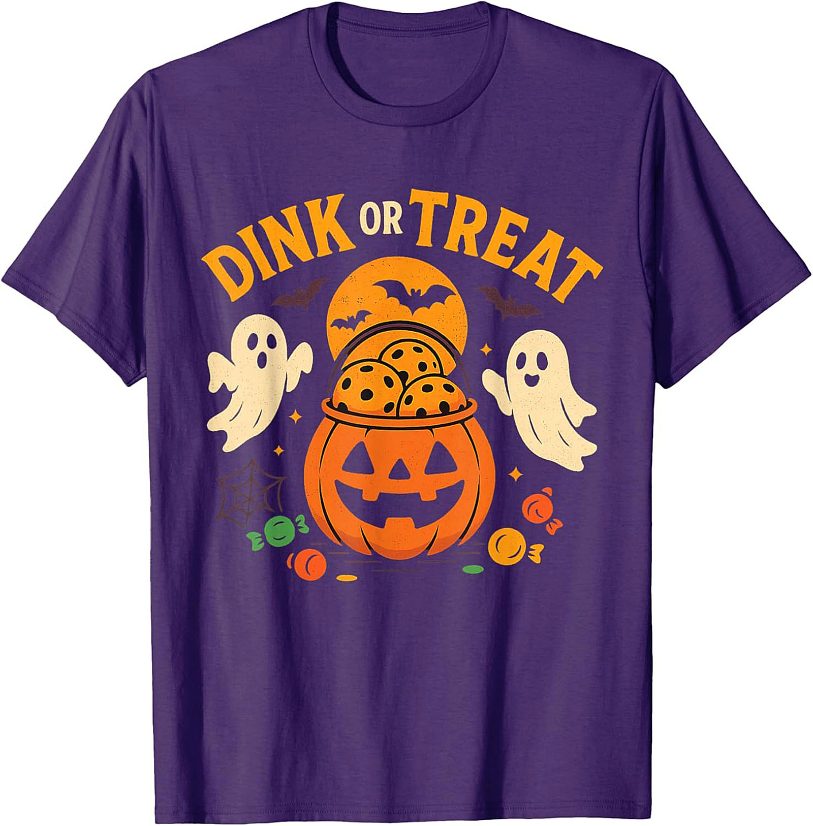 Dink or Treat Pickleball Halloween T-shirt | Funny Graphic Tee