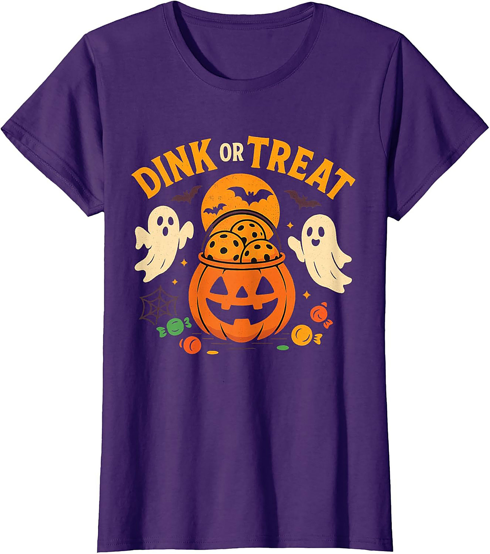 Dink or Treat Pickleball Halloween T-shirt | Funny Graphic Tee