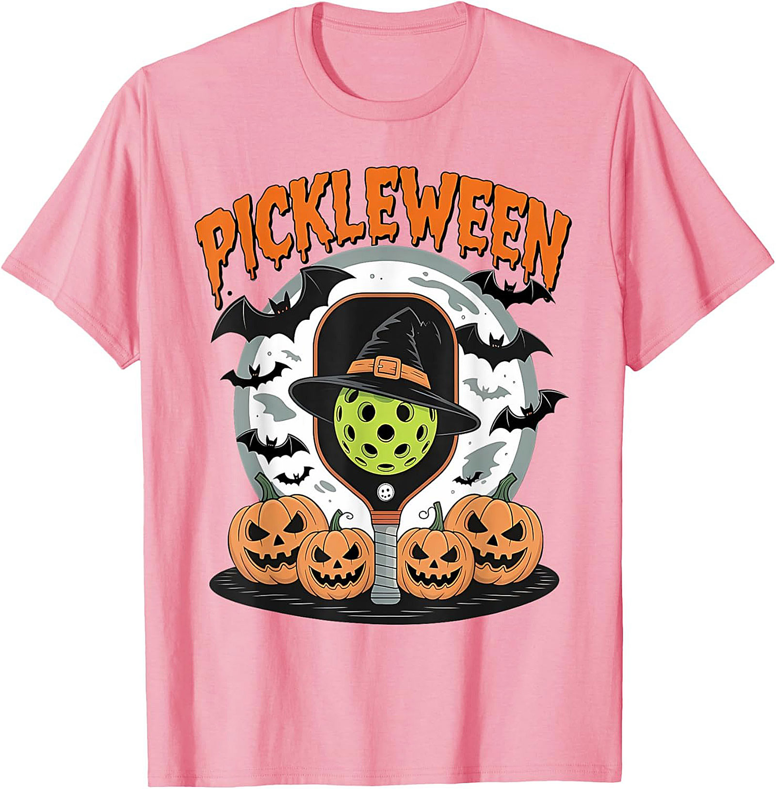 Pickleween Pickleball Halloween T-shirt | Funny Graphic Tee