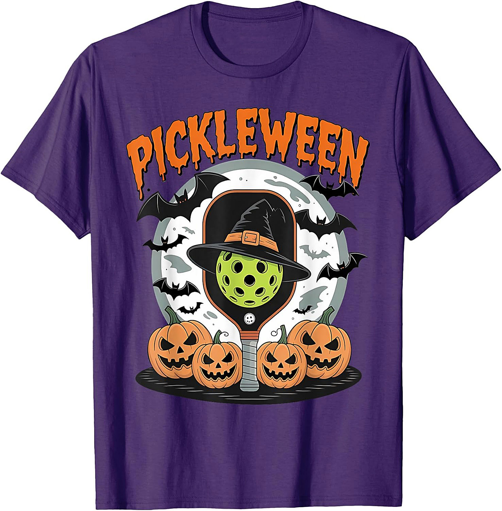 Pickleween Pickleball Halloween T-shirt | Funny Graphic Tee