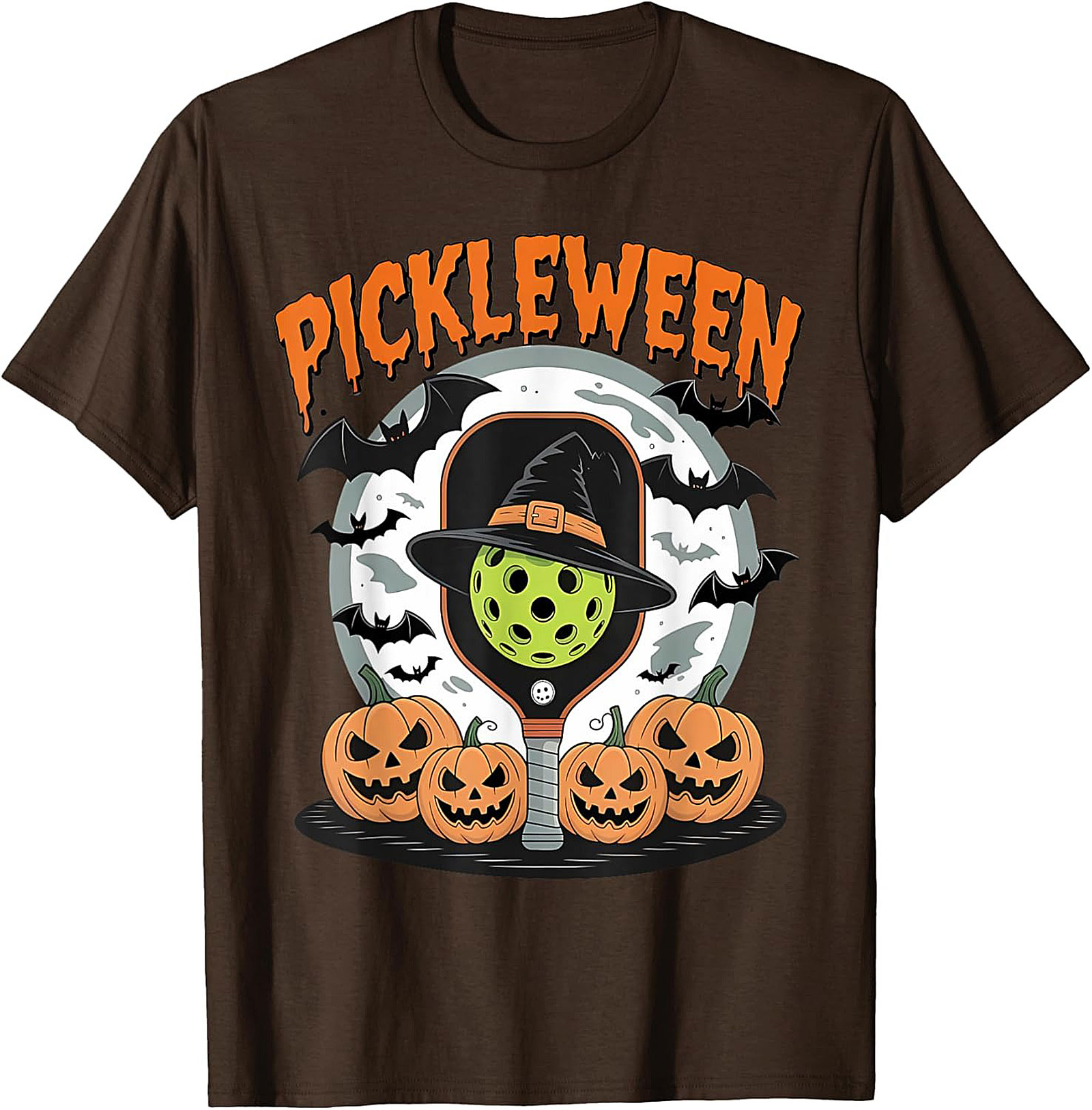 Pickleween Pickleball Halloween T-shirt | Funny Graphic Tee