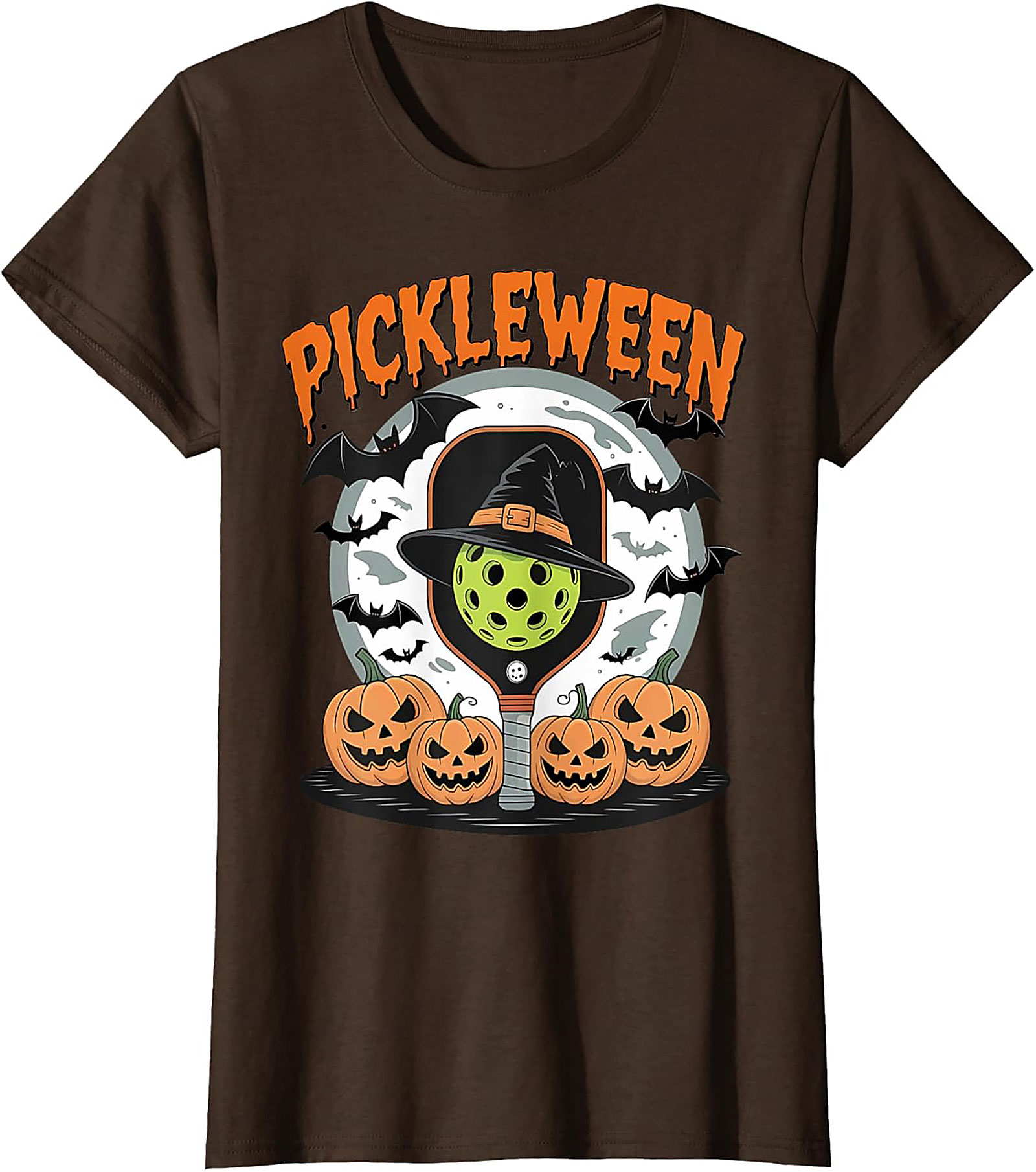 Pickleween Pickleball Halloween T-shirt | Funny Graphic Tee