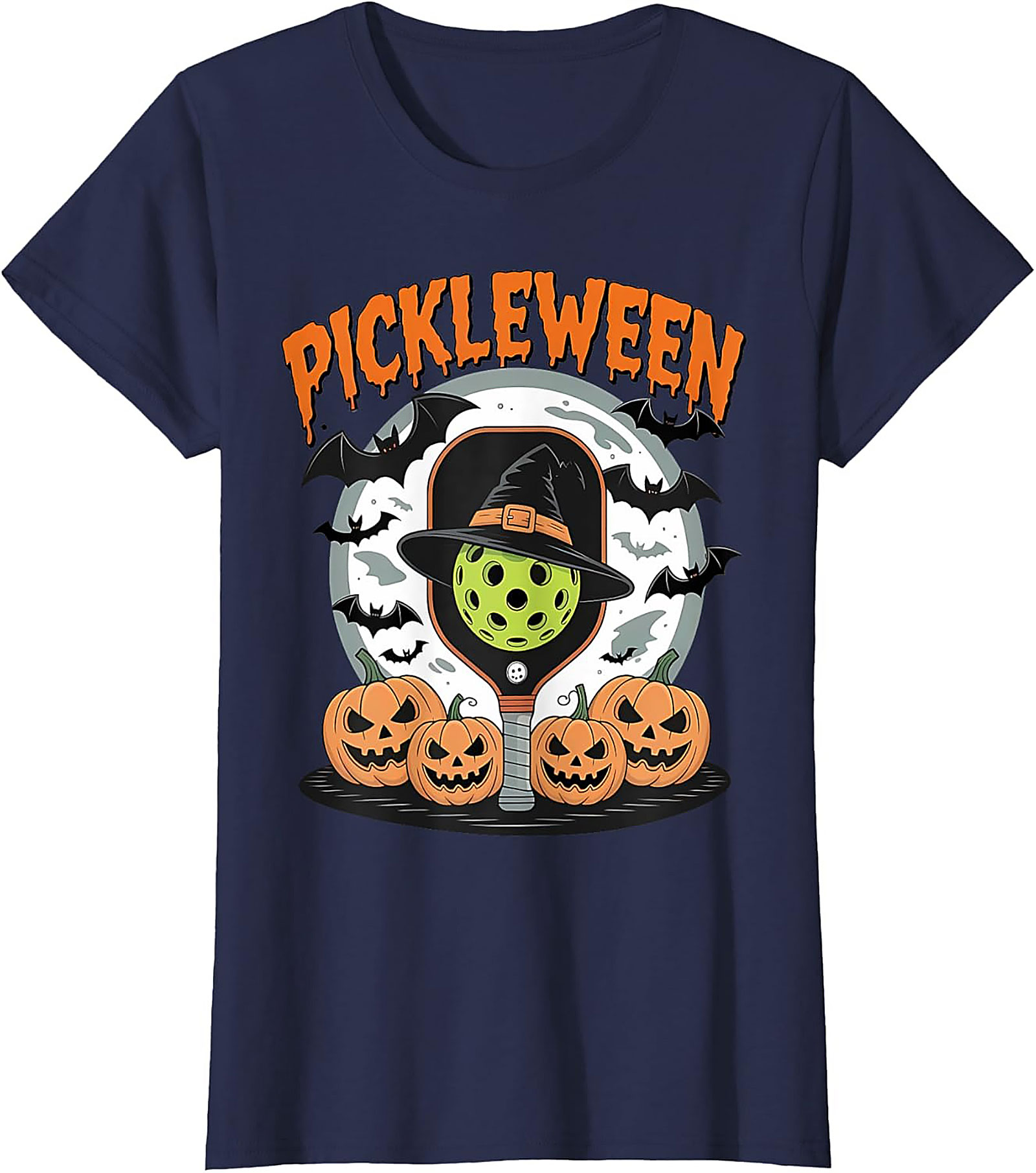 Pickleween Pickleball Halloween T-shirt | Funny Graphic Tee