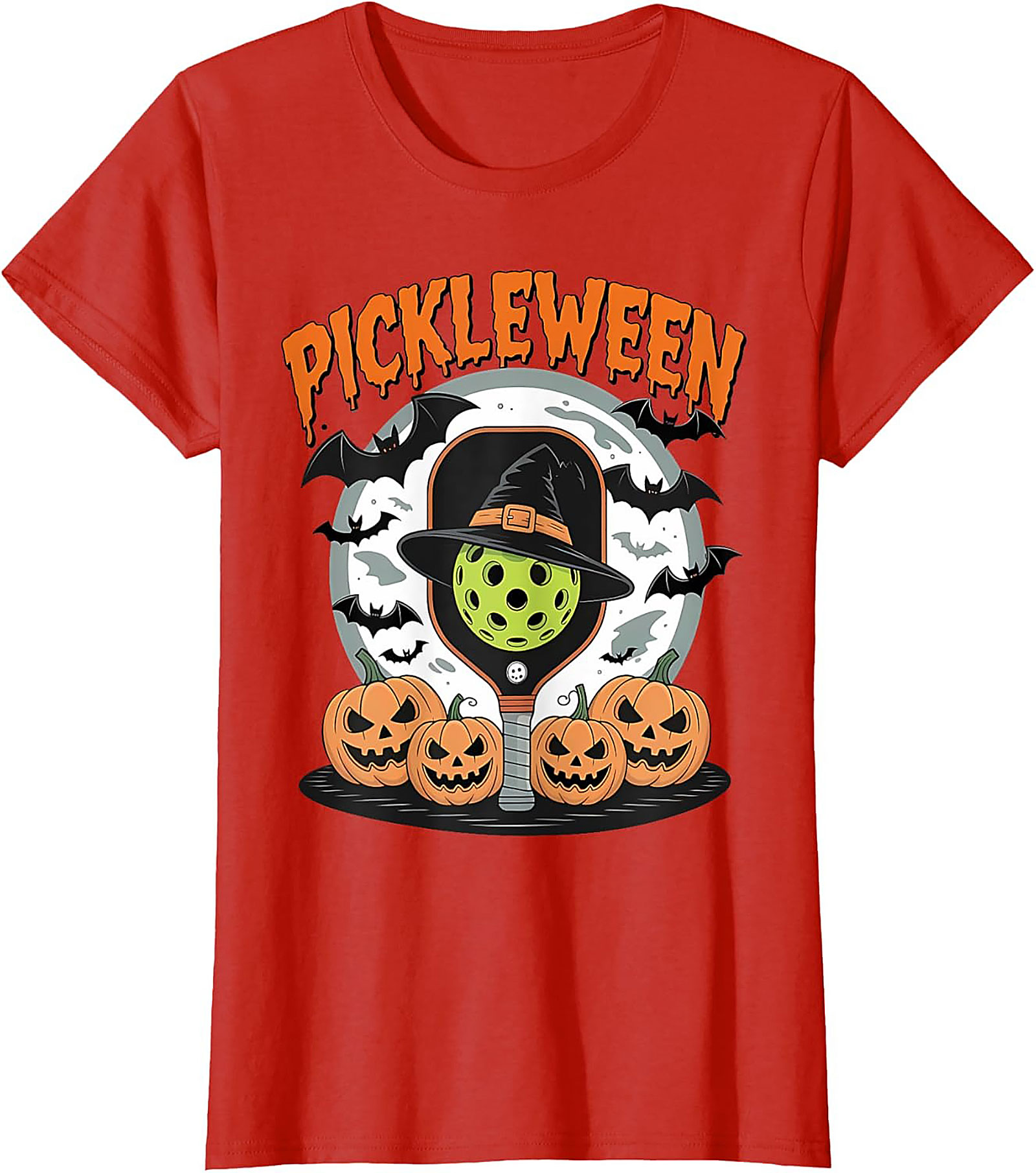 Pickleween Pickleball Halloween T-shirt | Funny Graphic Tee