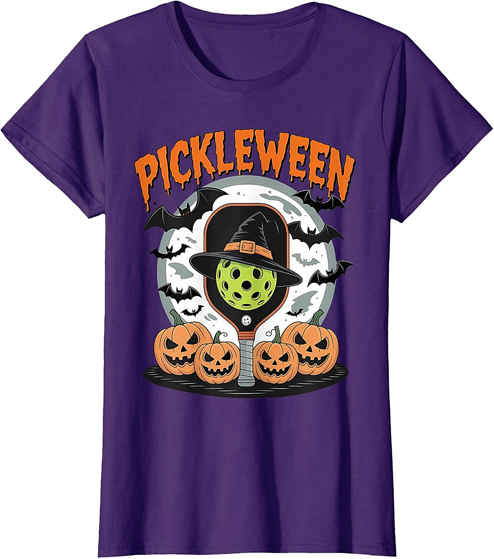 Pickleween Pickleball Halloween T-shirt | Funny Graphic Tee