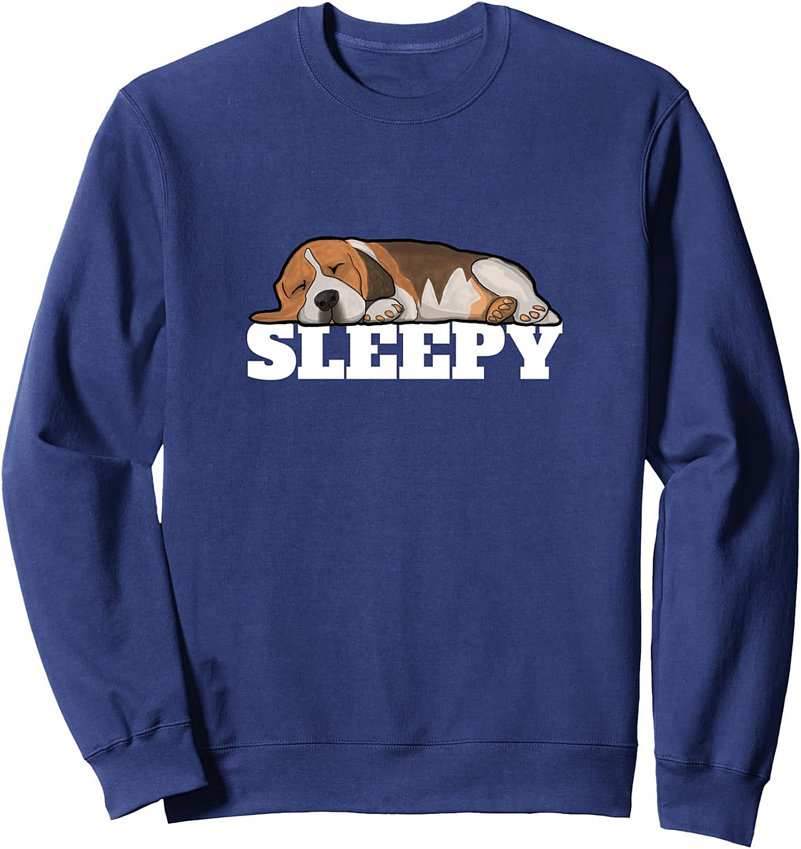 Sleepy Beagle Graphic Sweatshirt – The Ultimate Cozy Crewneck Pullover