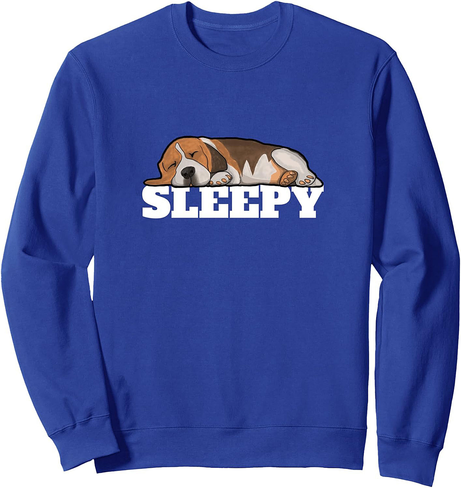 Sleepy Beagle Graphic Sweatshirt – The Ultimate Cozy Crewneck Pullover