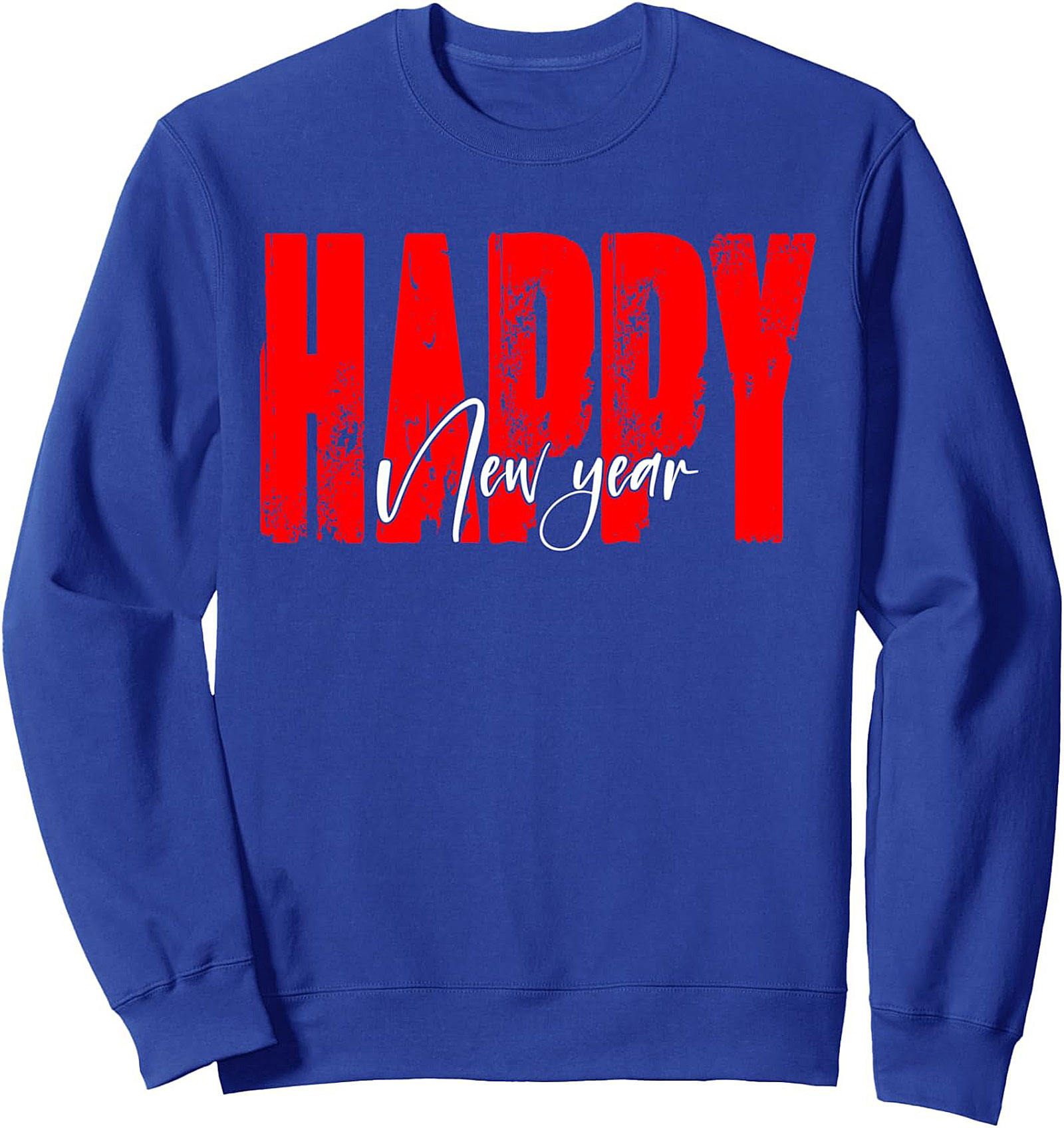 Happy New Year Graphic Sweatshirt Cozy Crewneck Gift