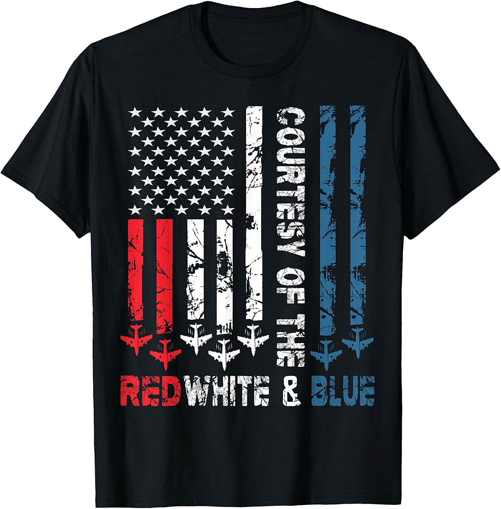 Patriotic Aviation T-shirt | Courtesy of the Red White & Blue