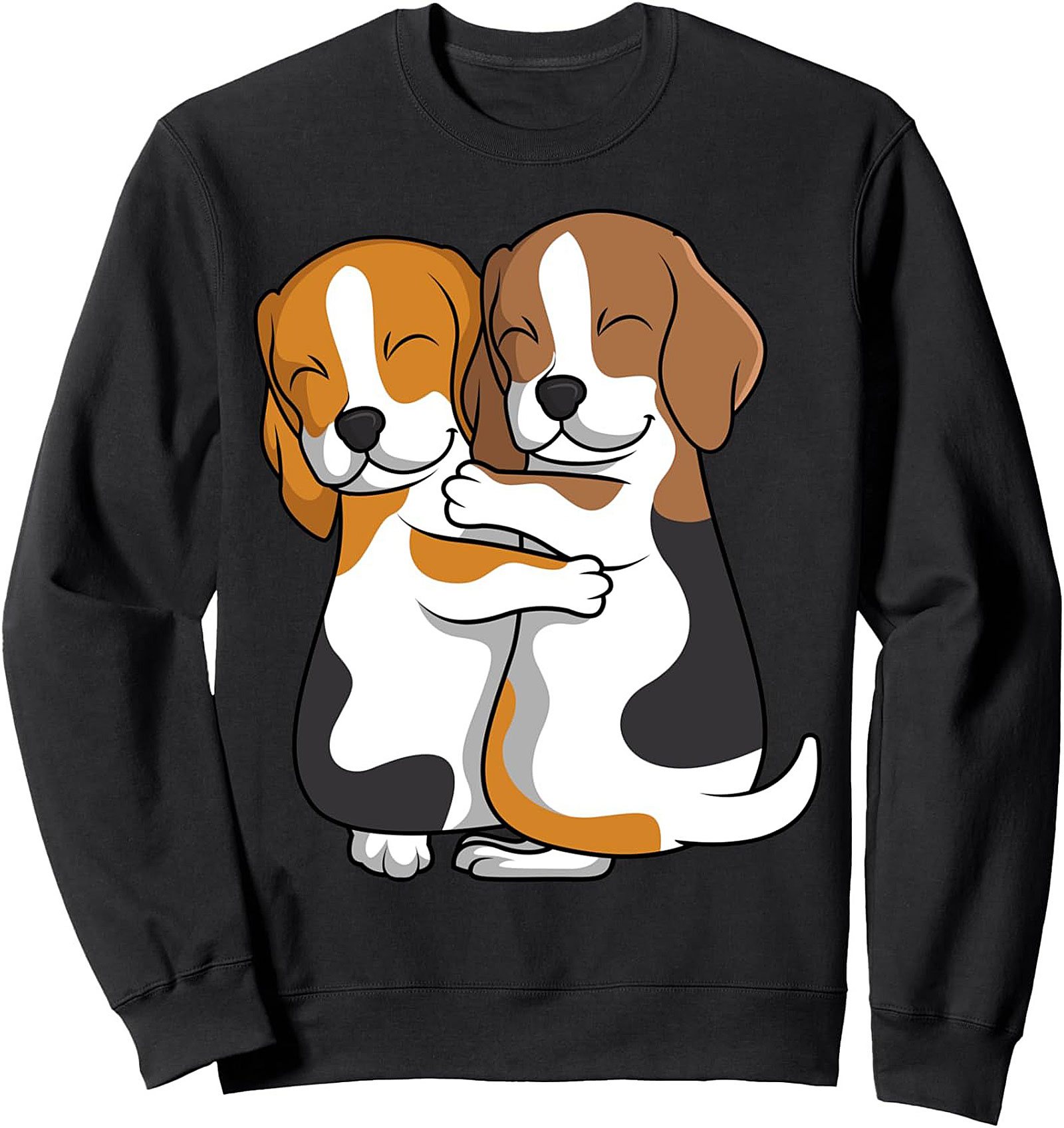 Beagle Hugs Crewneck Sweatshirt | Cozy Dog Lovers Pullover