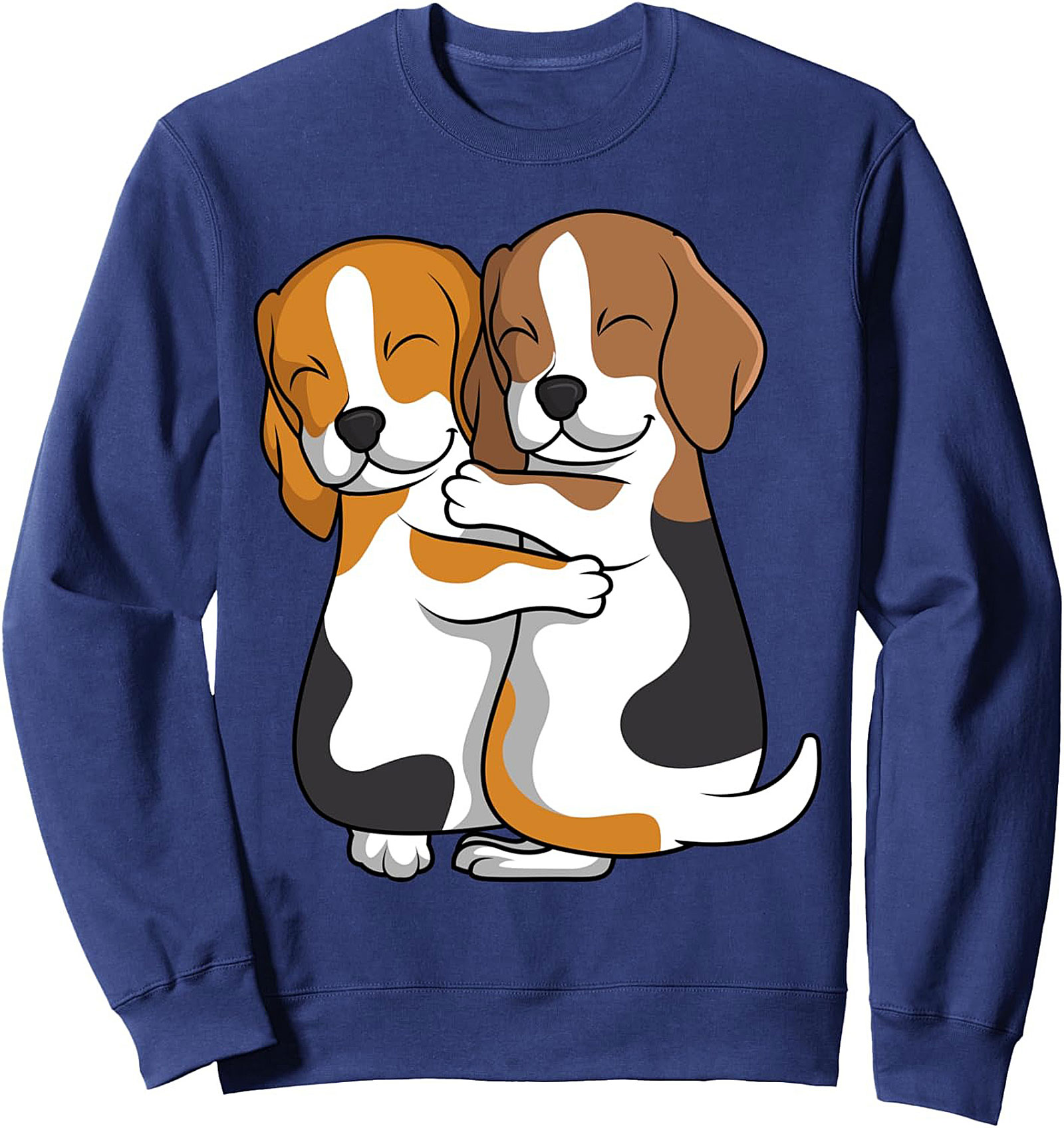 Beagle Hugs Crewneck Sweatshirt | Cozy Dog Lovers Pullover