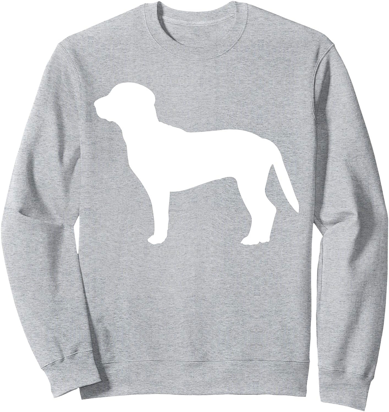 Minimalist Dog Silhouette Pullover | Dog Lover Graphic Sweatshirt
