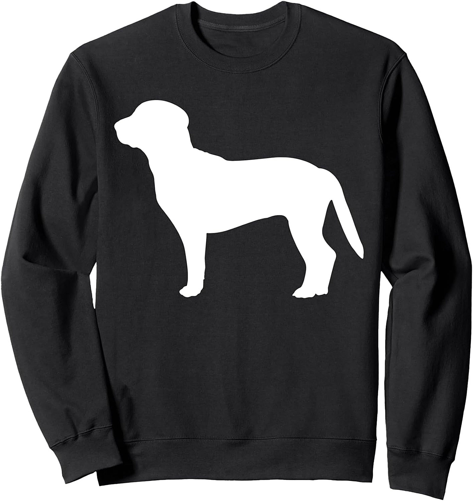 Minimalist Dog Silhouette Pullover | Dog Lover Graphic Sweatshirt