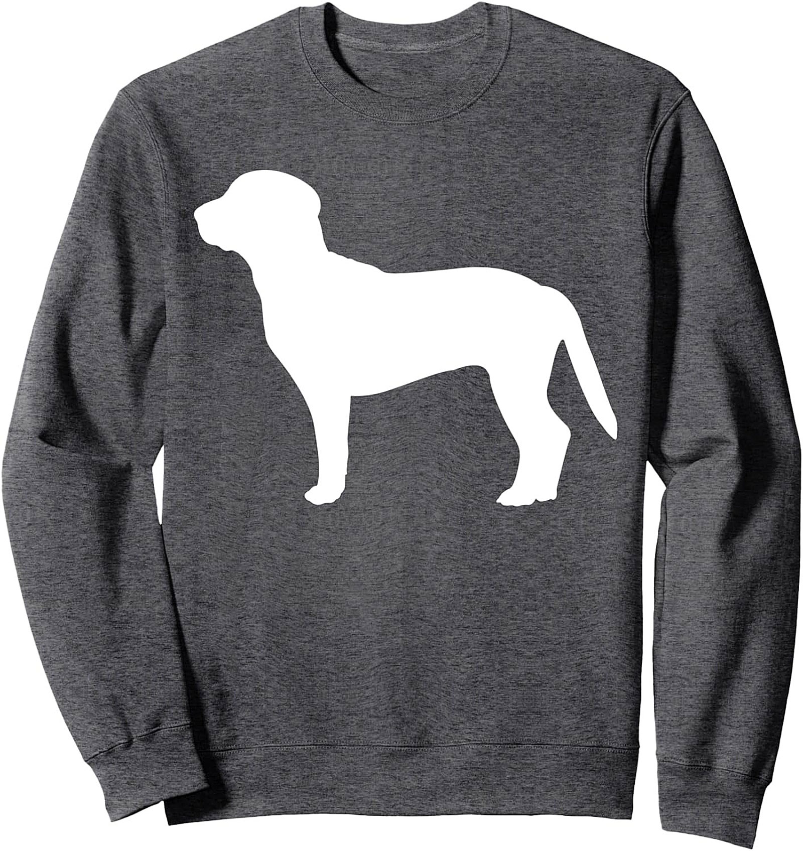 Minimalist Dog Silhouette Pullover | Dog Lover Graphic Sweatshirt