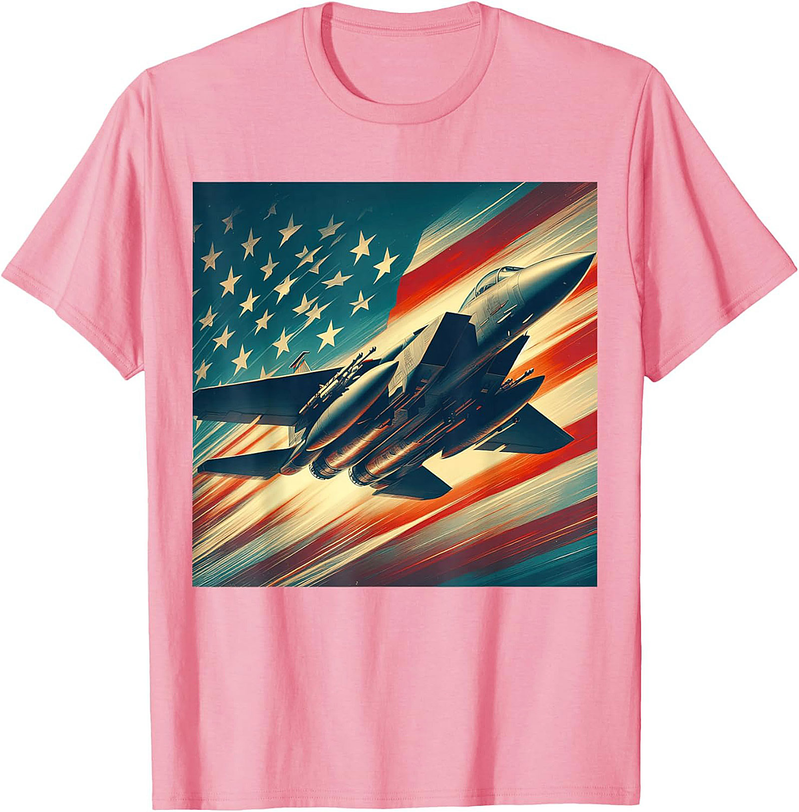 F-15 Fighter Jet T-Shirt | Patriotic Graphic Tee Gift