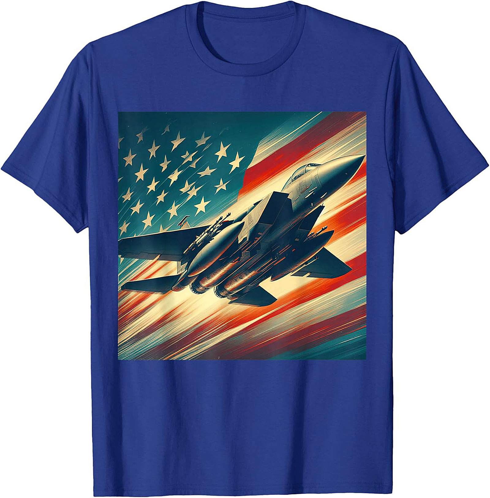 F-15 Fighter Jet T-Shirt | Patriotic Graphic Tee Gift